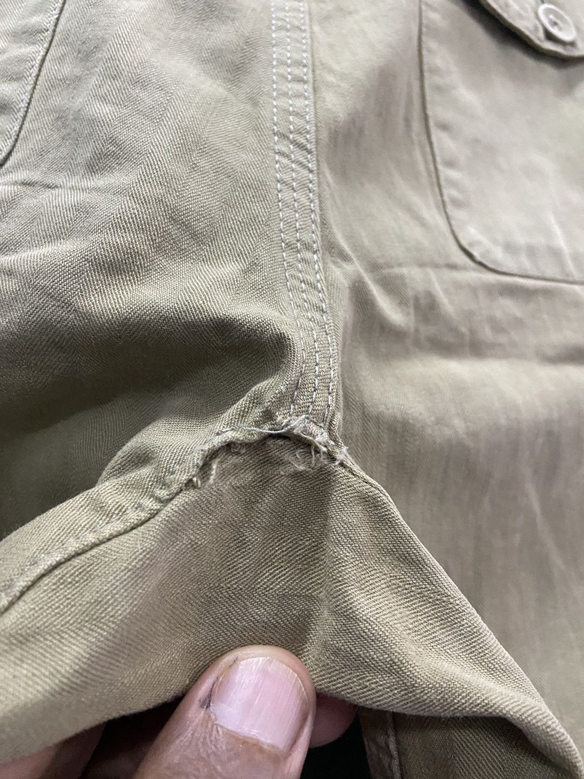 Japanese Brand VINTAGE UNION MADE AMERICANA KHAKI PANTS Size US 28 / EU 44 - 8 Thumbnail