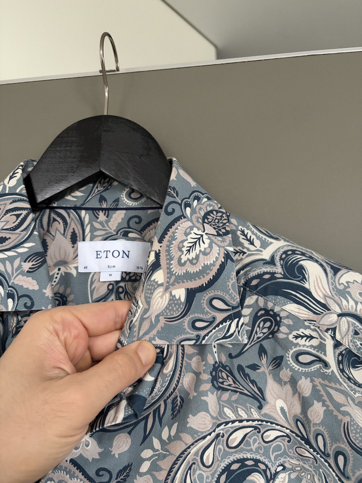 Eton ETON Paisley Classic Casual Shirt Slim Size US M / EU 48-50 / 2 - 6 Thumbnail