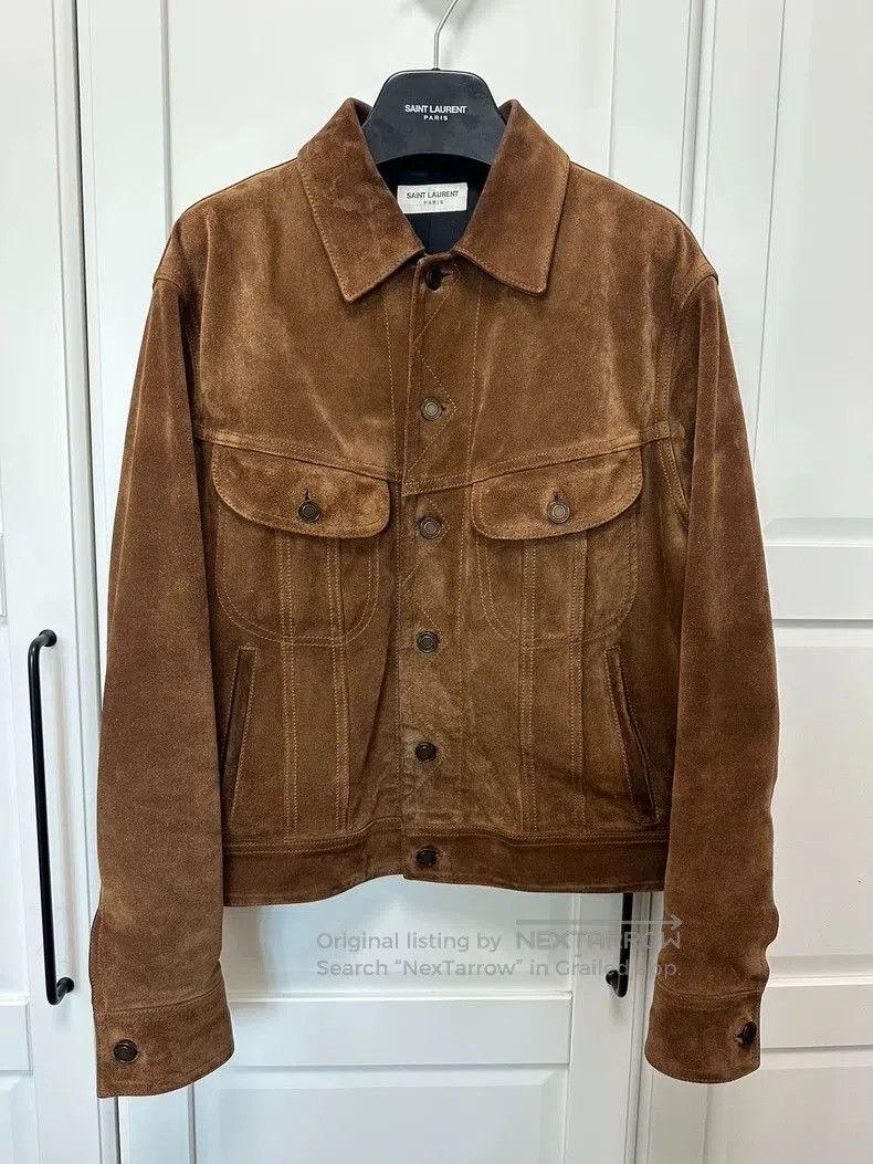 Saint Laurent Paris Saint Laurent Men's Suede Jacket. Size US XS / EU 42 / 0 - 1 Thumbnail