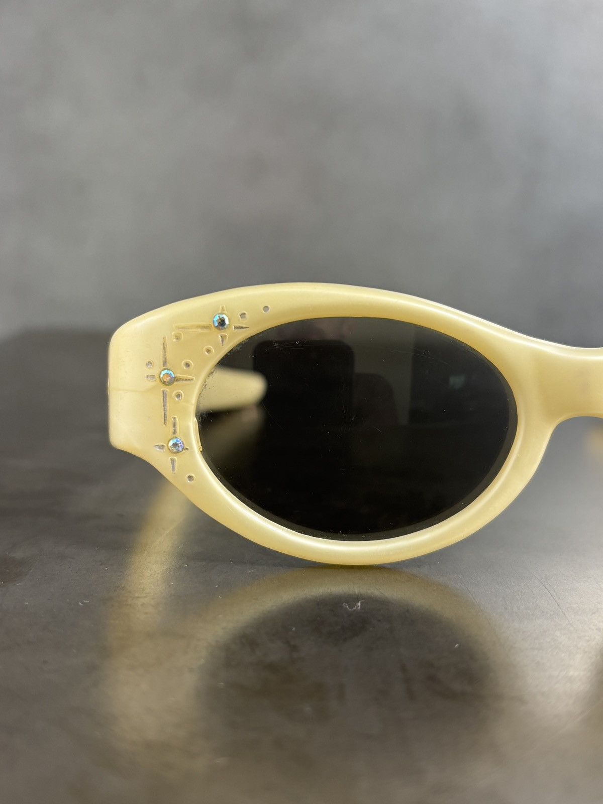 American Optical × Polaroid × Vintage 1950s Cool-Ray Polaroid Sunglasses 1960s Vintage Jewelled Size ONE SIZE - 7 Thumbnail