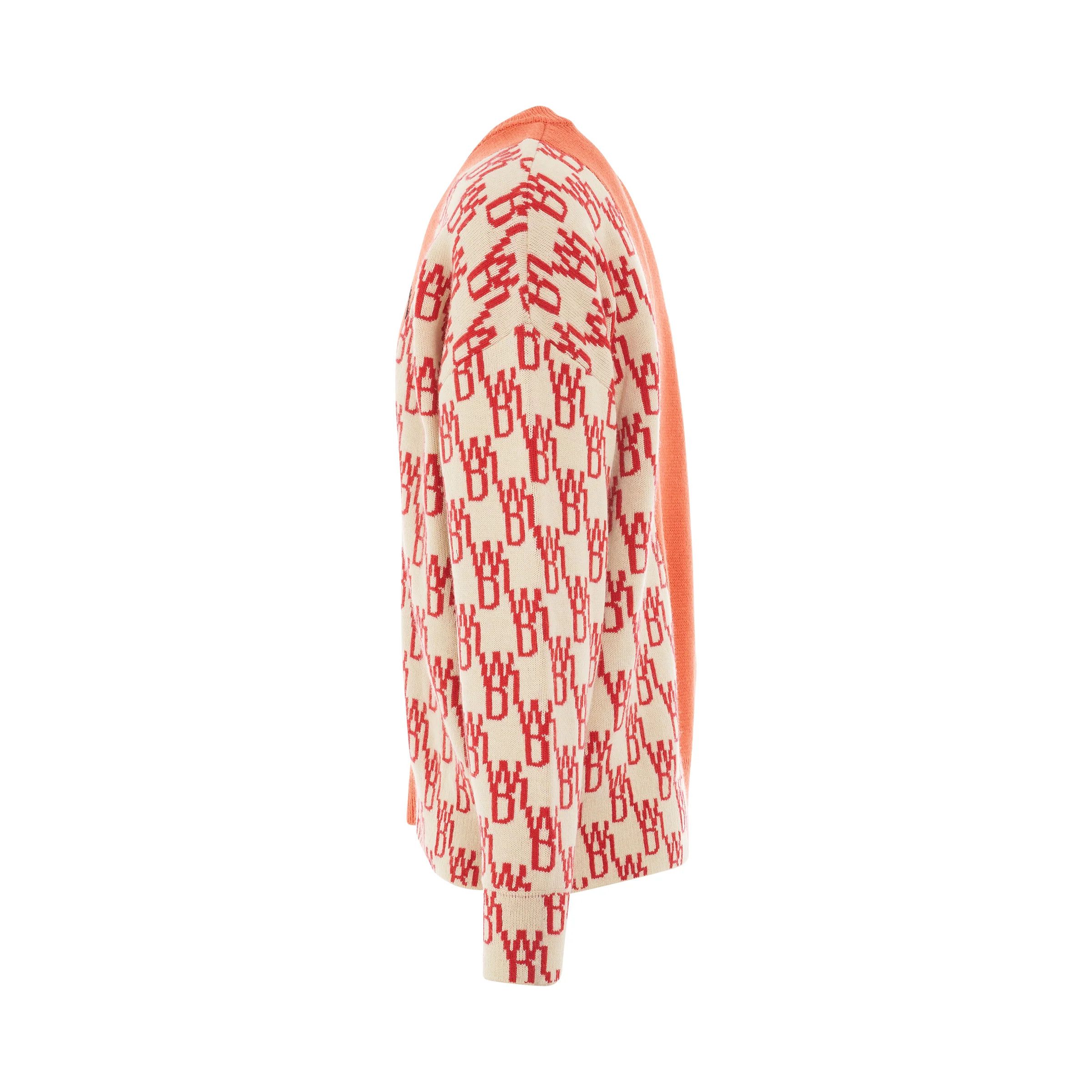 WE11DONE o1mris0824 Sweater in Orange Size US M / EU 48-50 / 2 - 4 Thumbnail