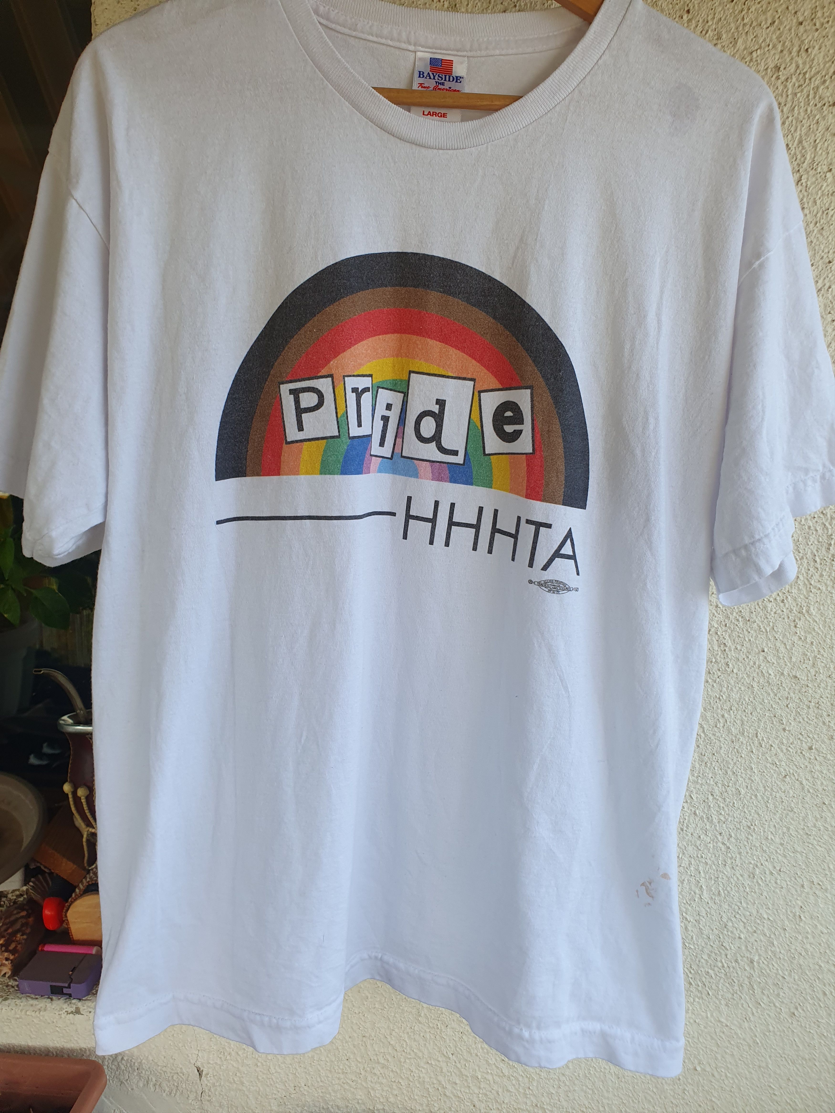 Other Pride HHHTA Bayside Made in USA t-shirt sz L Size US L / EU 52-54 / 3 - 6 Thumbnail