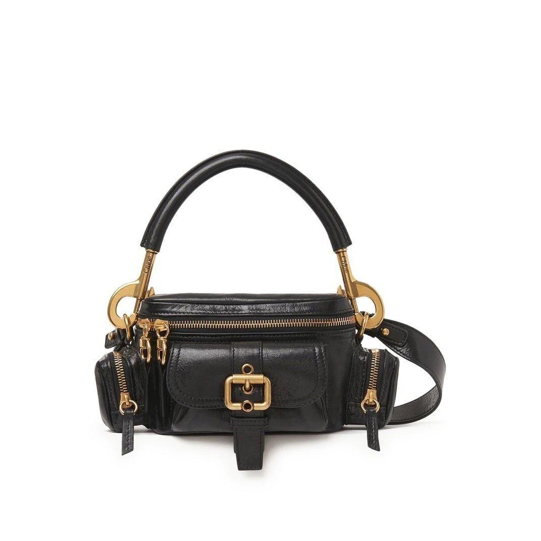 Chloe Chloe Small Camera Black Shiny Leather Shoulder Bag New & Au Size ONE SIZE - 1 Thumbnail