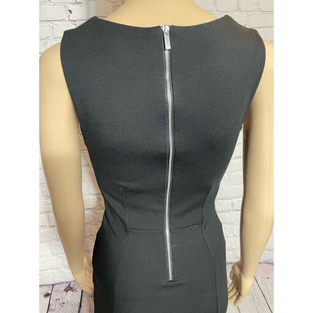 French Connection French Connection Knit Mini Black Sleeveless Dress Size 4 Size S / US 4 / IT 40 - 4 Thumbnail
