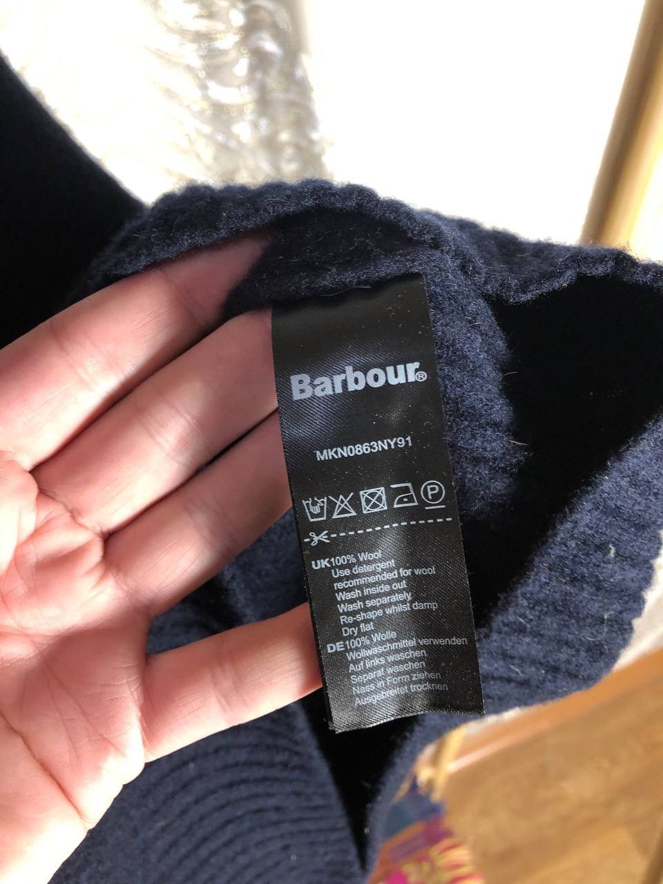 Barbour × Vintage VERY RARE BARBOUR INTERNATIONAL WOOL SWEATER ENGLAND STYLE Size US XL / EU 56 / 4 - 6 Thumbnail