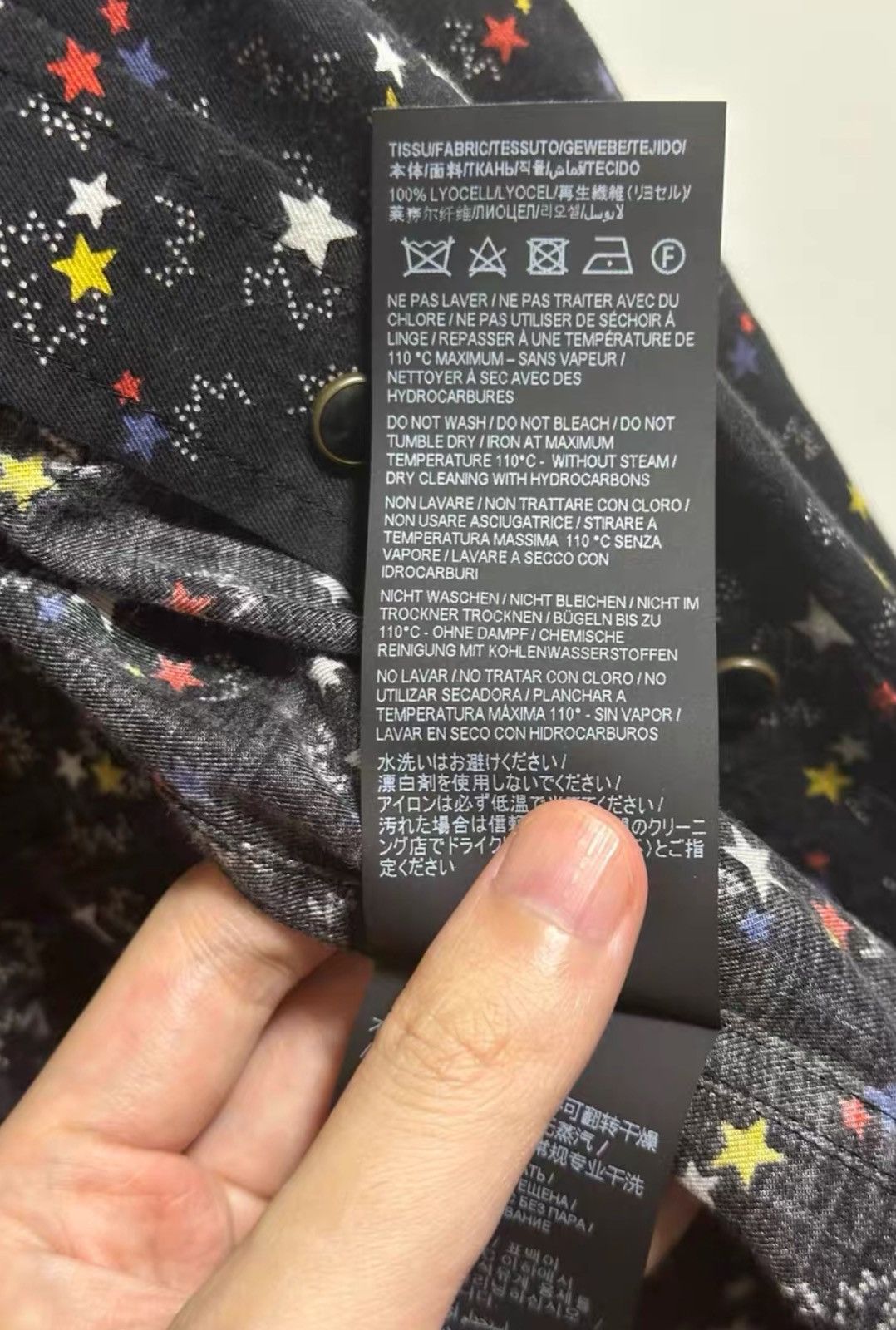 Saint Laurent Paris Saint Laurent Colorful Star Shirt Size: XL Size US XL / EU 56 / 4 - 8 Thumbnail