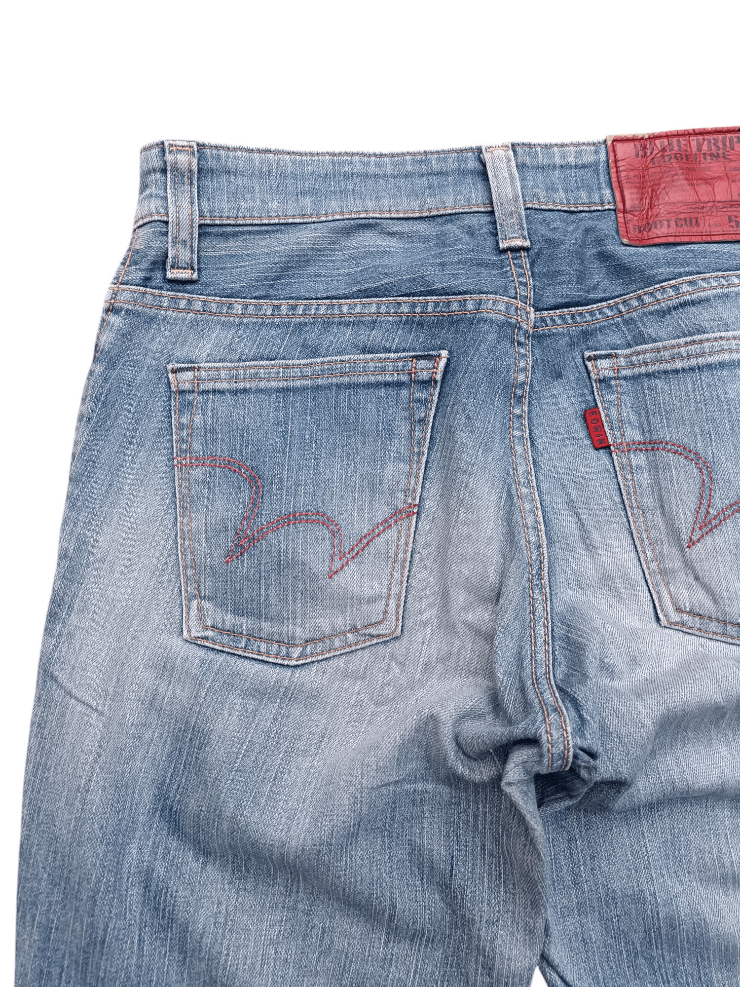 Edwin × Japanese Brand ARCHIVAL EDWIN 503 BOOT CUT REGULAR BLUE WASH DENIM Size US 30 / EU 46 - 15 Thumbnail