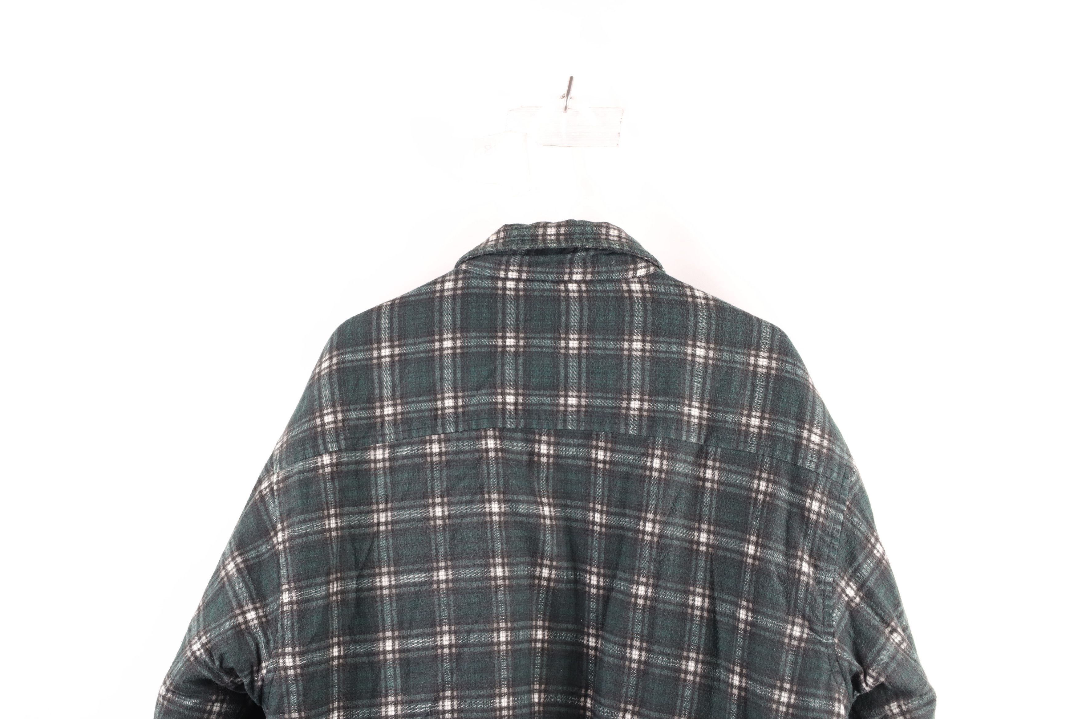 Vintage Vintage 90s Streetwear Fit Fleece Lined Flannel Jacket Plaid Size US XL / EU 56 / 4 - 8 Thumbnail