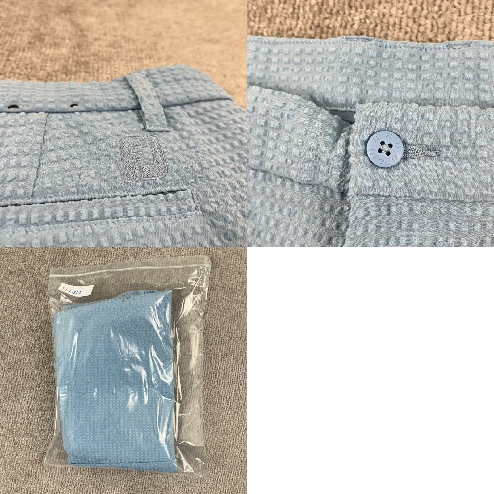 Footjoy FootJoy Shorts Mens 40 / 10" Light Blue Golf Performance Chino Stretch Preppy Size US 40 / EU 56 - 8 Thumbnail
