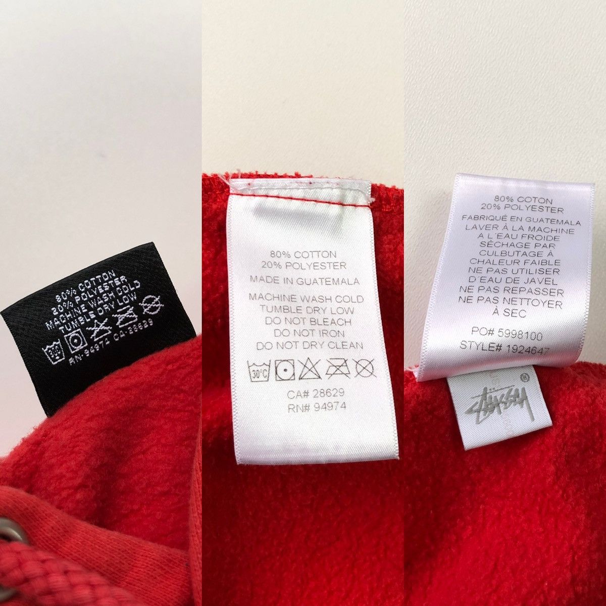 Stussy Stussy Acid Eye Logo Hoodie Red Rare Gorpcore Y2K Size US M / EU 48-50 / 2 - 8 Thumbnail
