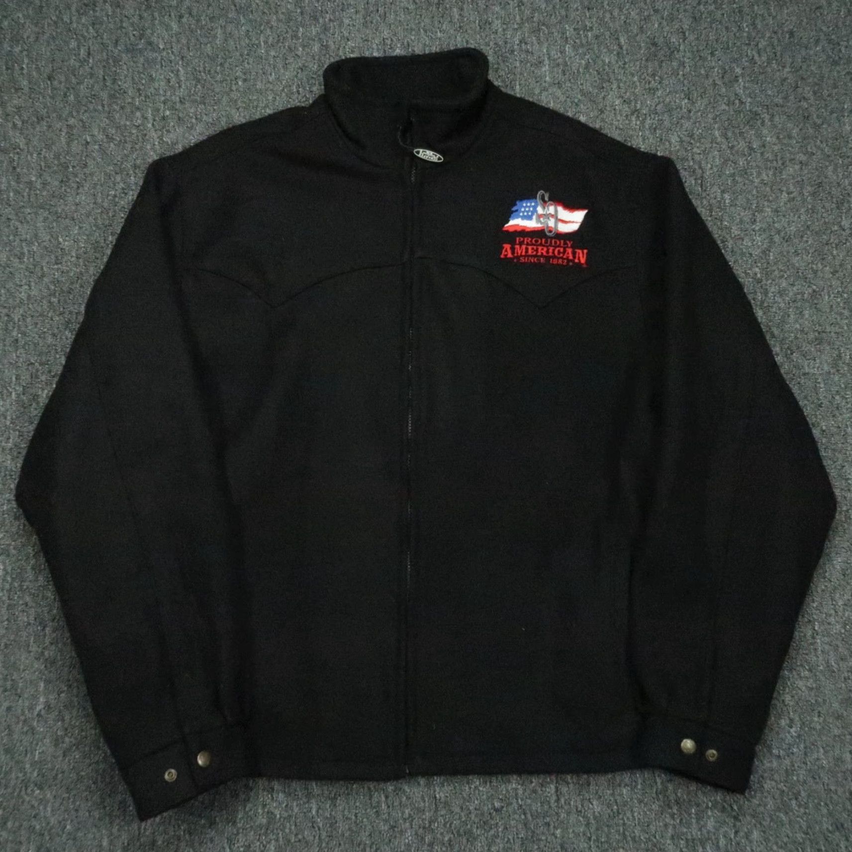 Vintage Schaefer Outfitter Jacket Mens XL Black Full Zip Pockets Wool Flannel Mid-Length Casual Workwear Size US XL / EU 56 / 4 - 2 Thumbnail