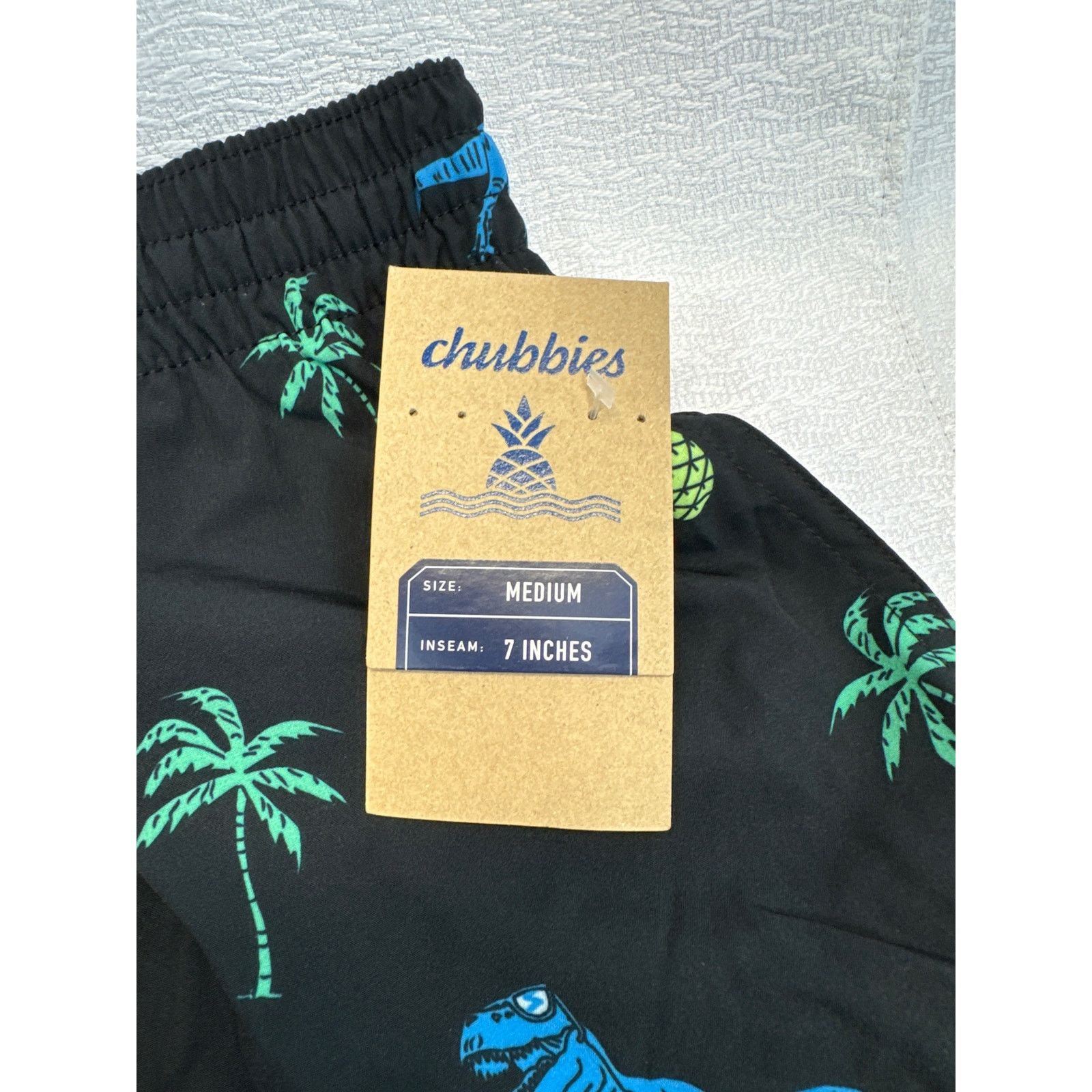 Chubbies Chubbies NWT Black 7” classic swim trunk men sz M Size US 32 / EU 48 - 3 Thumbnail