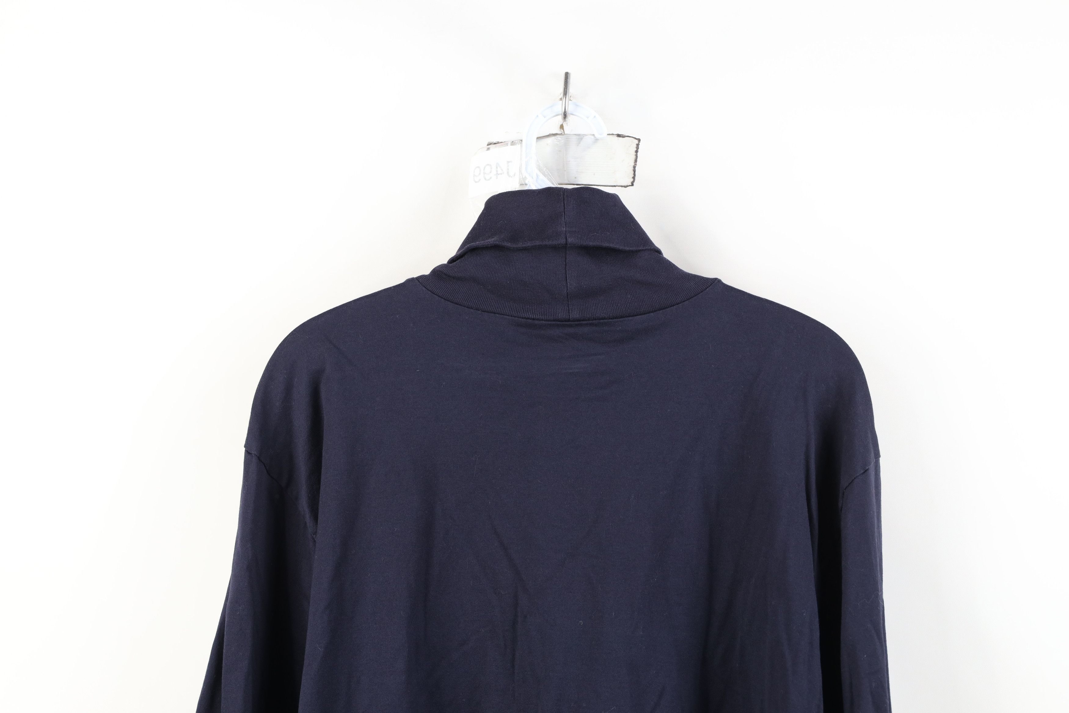 Lands' End Vintage 90s Lands End Cotton Long Sleeve Turtleneck T-Shirt Size US L / EU 52-54 / 3 - 11 Thumbnail