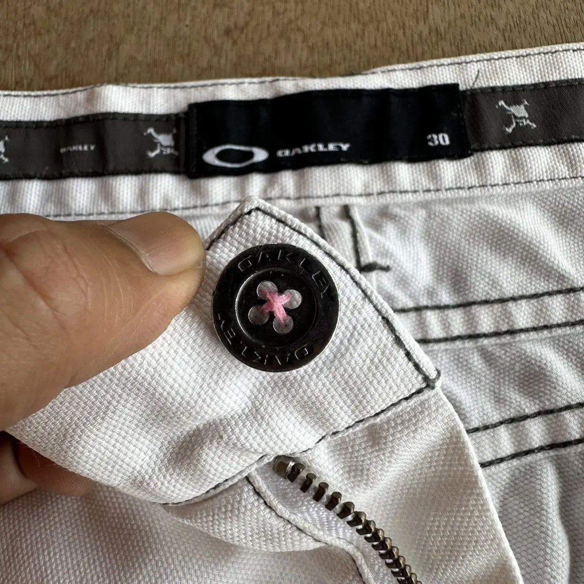Oakley ARCHIVE🔥OAKLEY EMBROIDERY LOGO DOUBLE POCKET VERY RARE PANT Size US 29 - 10 Thumbnail