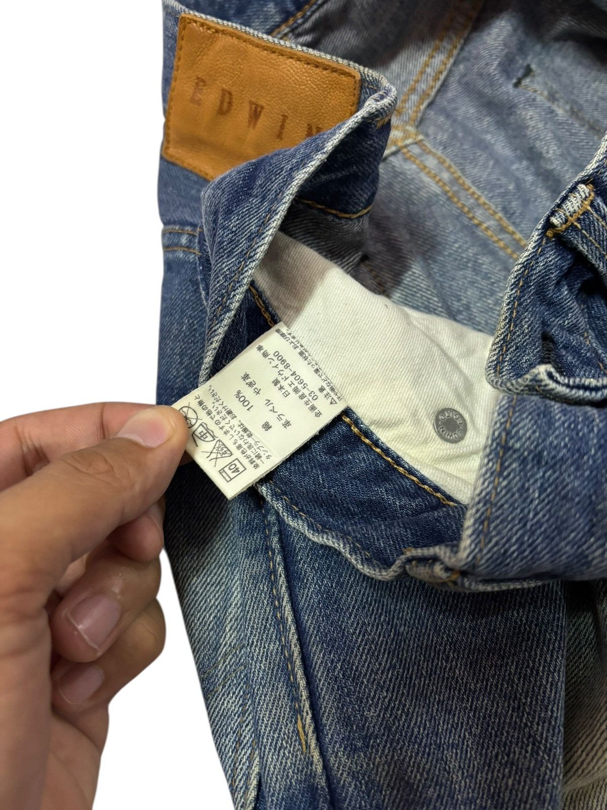 Vtg Edwin Japan 503 Distressed Jeans