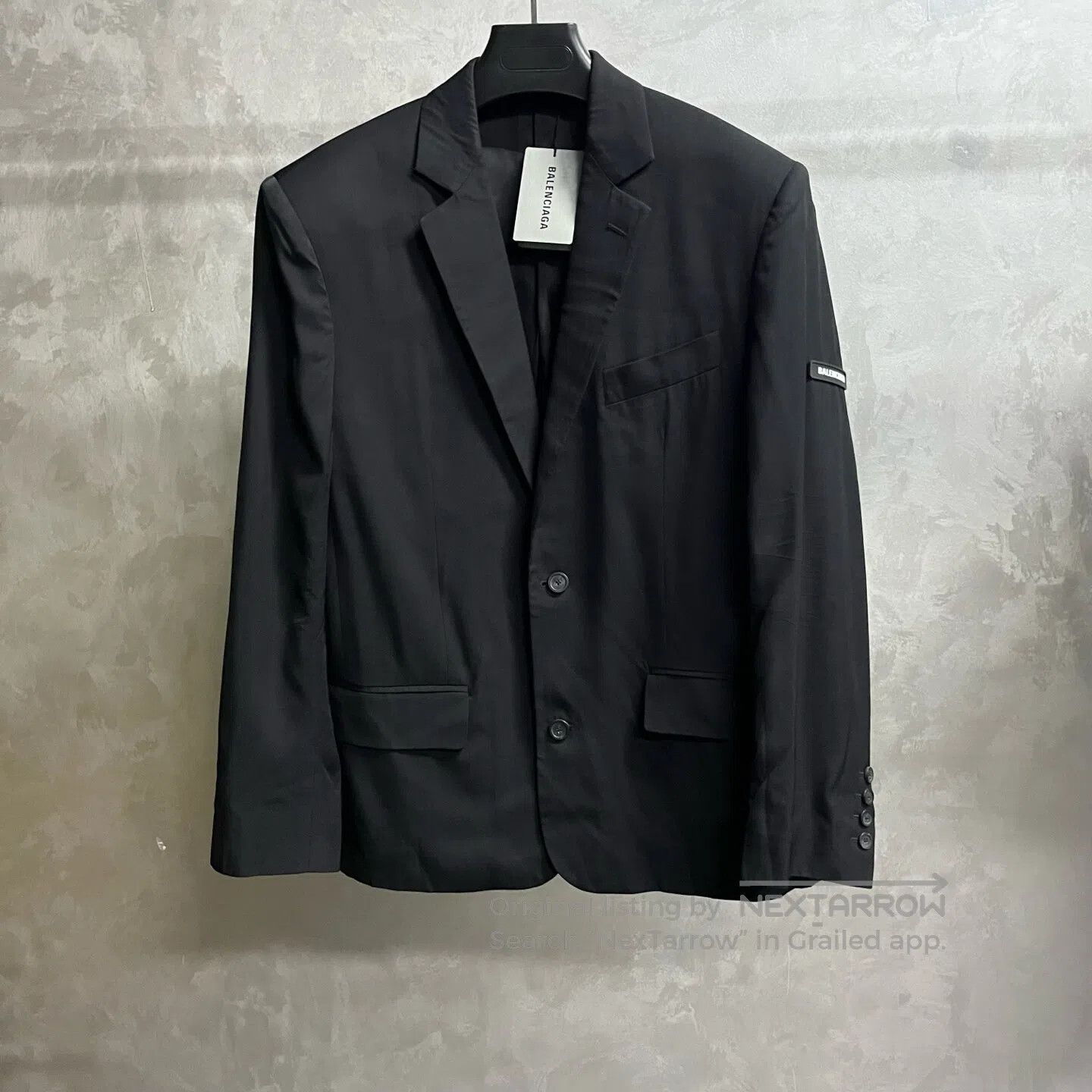 Balenciaga Balenciaga black blazer| Size 34R - 1 Thumbnail