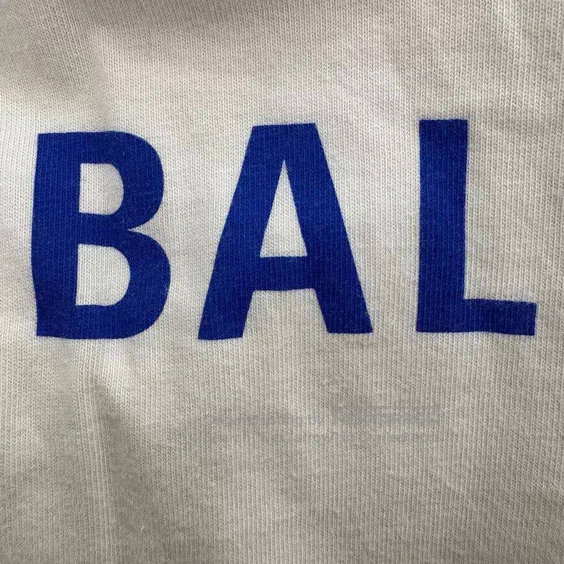 Balenciaga Balenciaga Front and Back Logo White and Blue Short Sleeve Size US XS / EU 42 / 0 - 7 Thumbnail