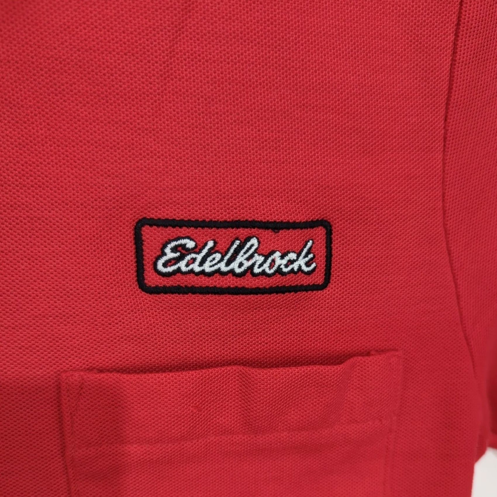 Jantzen VINTAGE Jantzen Polo Shirt Short Sleeve Red 100% Cotton Edelbrock Performance Embroidered Logo Men Small Size US S / EU 44-46 / 1 - 7 Thumbnail