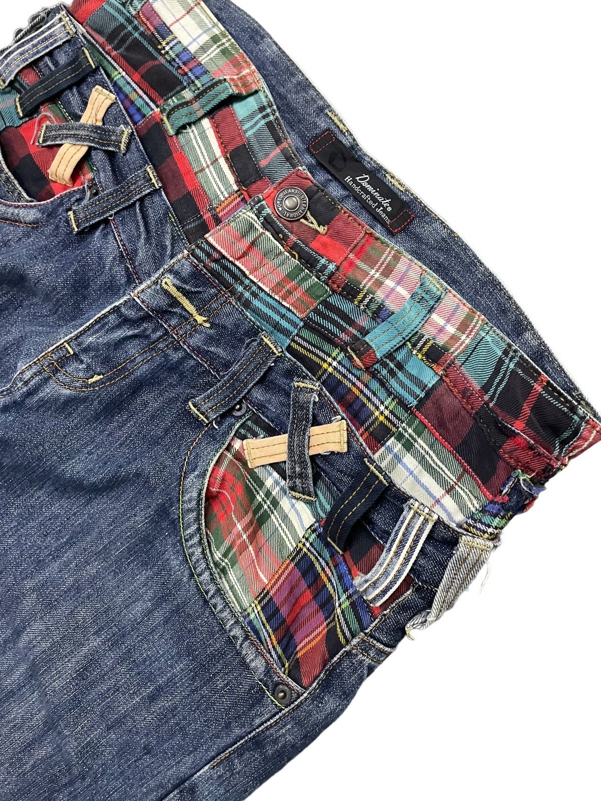 PPFM × semanticdesign Dominate Japan Double Waist Patch Work Double Lined Jeans Size US 32 / EU 48 - 9 Thumbnail