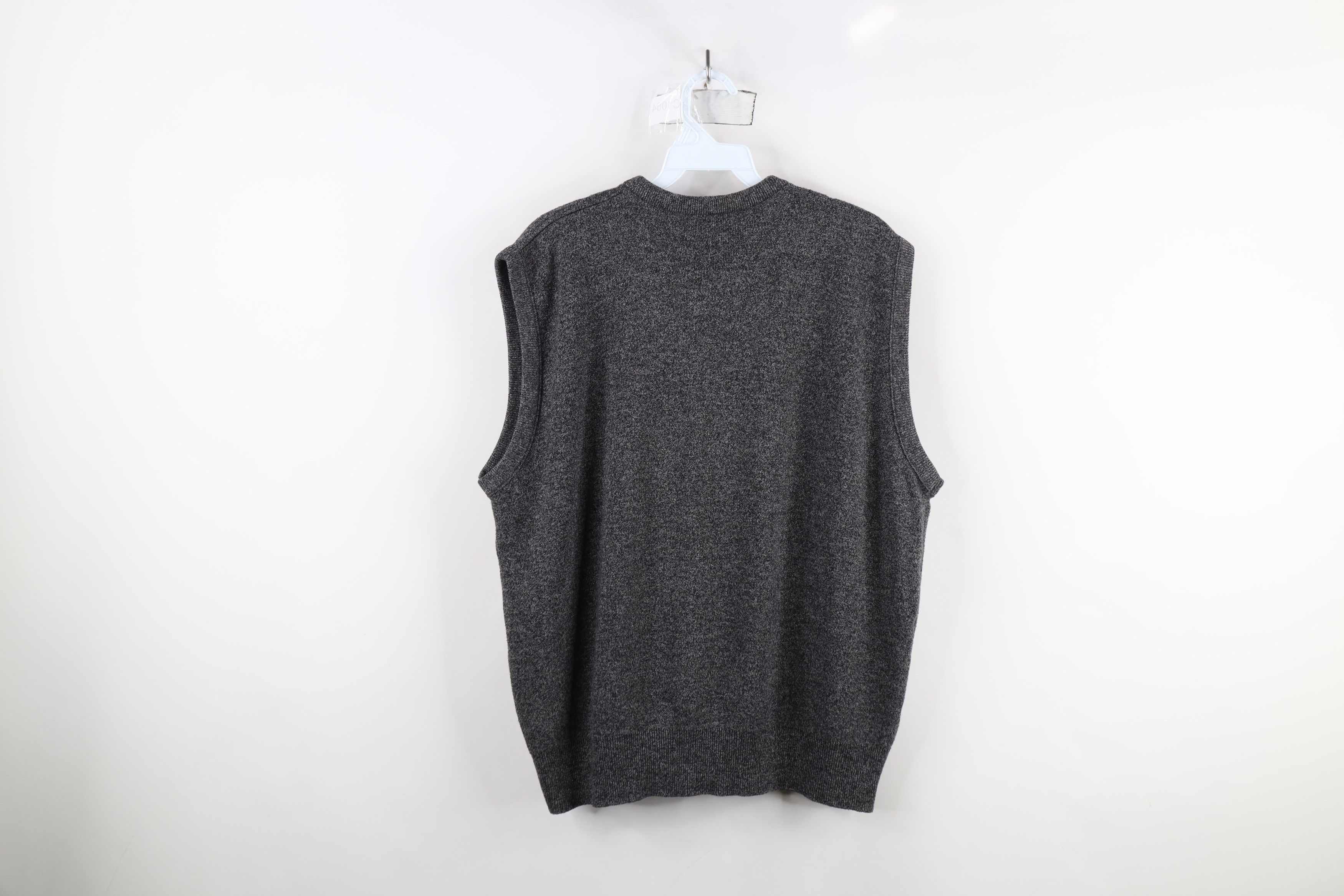Vintage Vintage 90s Streetwear V-Neck Sweater Vest Heather Gray USA Size US L / EU 52-54 / 3 - 7 Thumbnail