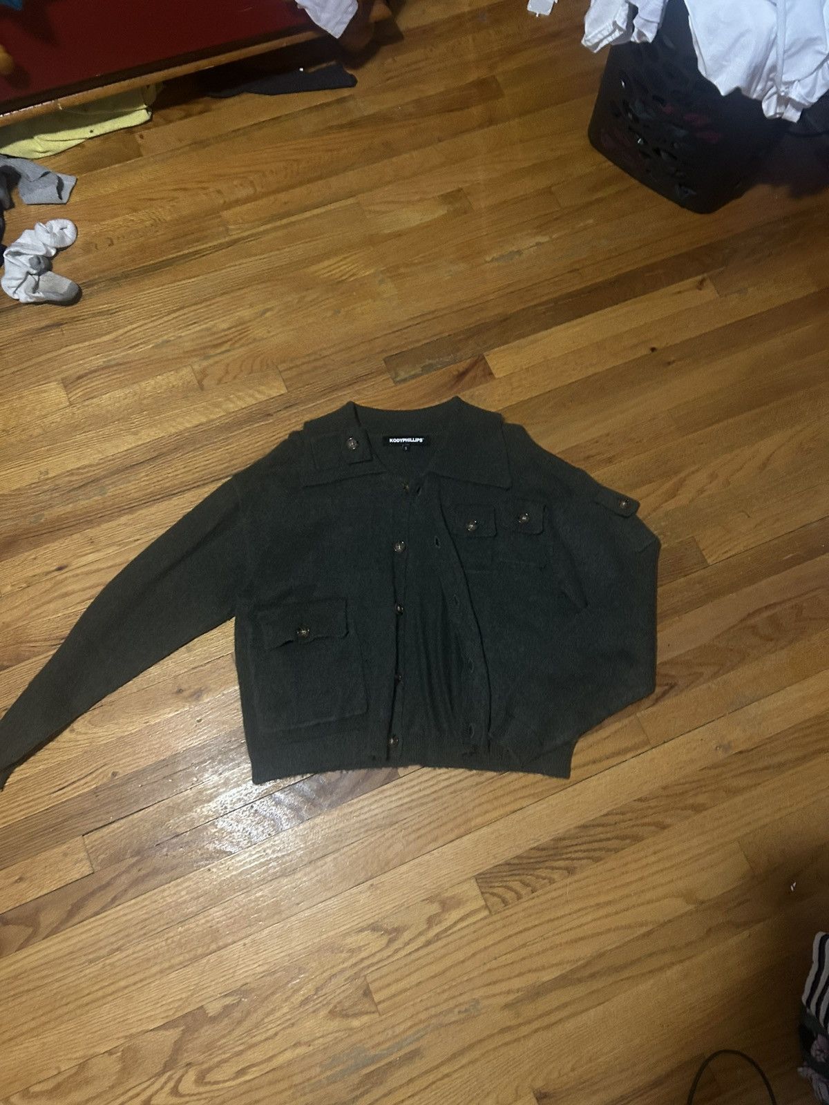 Kody Phillips Green mohair cardigan Size US S / EU 44-46 / 1 - 2 Thumbnail