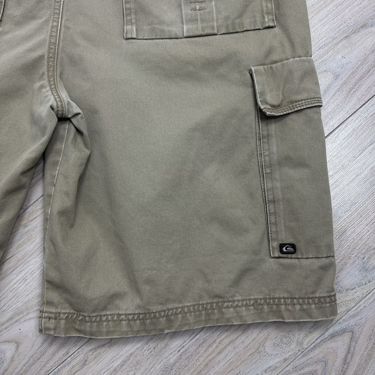 Quiksilver Crazy Vintage 90s Quiksilver Baggy Cargo Utility Shorts Size US 36 / EU 52 - 13 Thumbnail