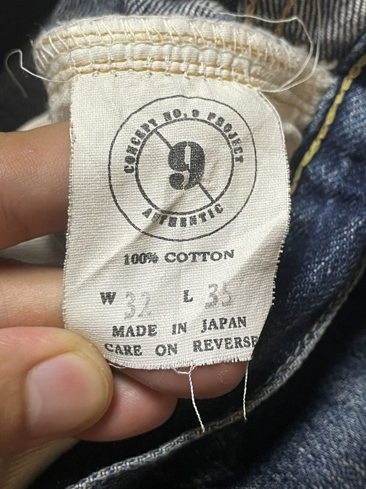 Japanese Brand × Vintage Concept No. 9 Project Brand Denim Jeans (111) Size US 31 - 8 Thumbnail