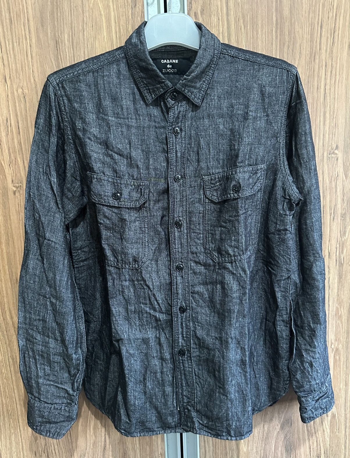 CABANE de ZUCCa CABANE DE ZUCCA RAYON BLEND CASUAL SHIRT Size US S / EU 44-46 / 1 - 1 Thumbnail