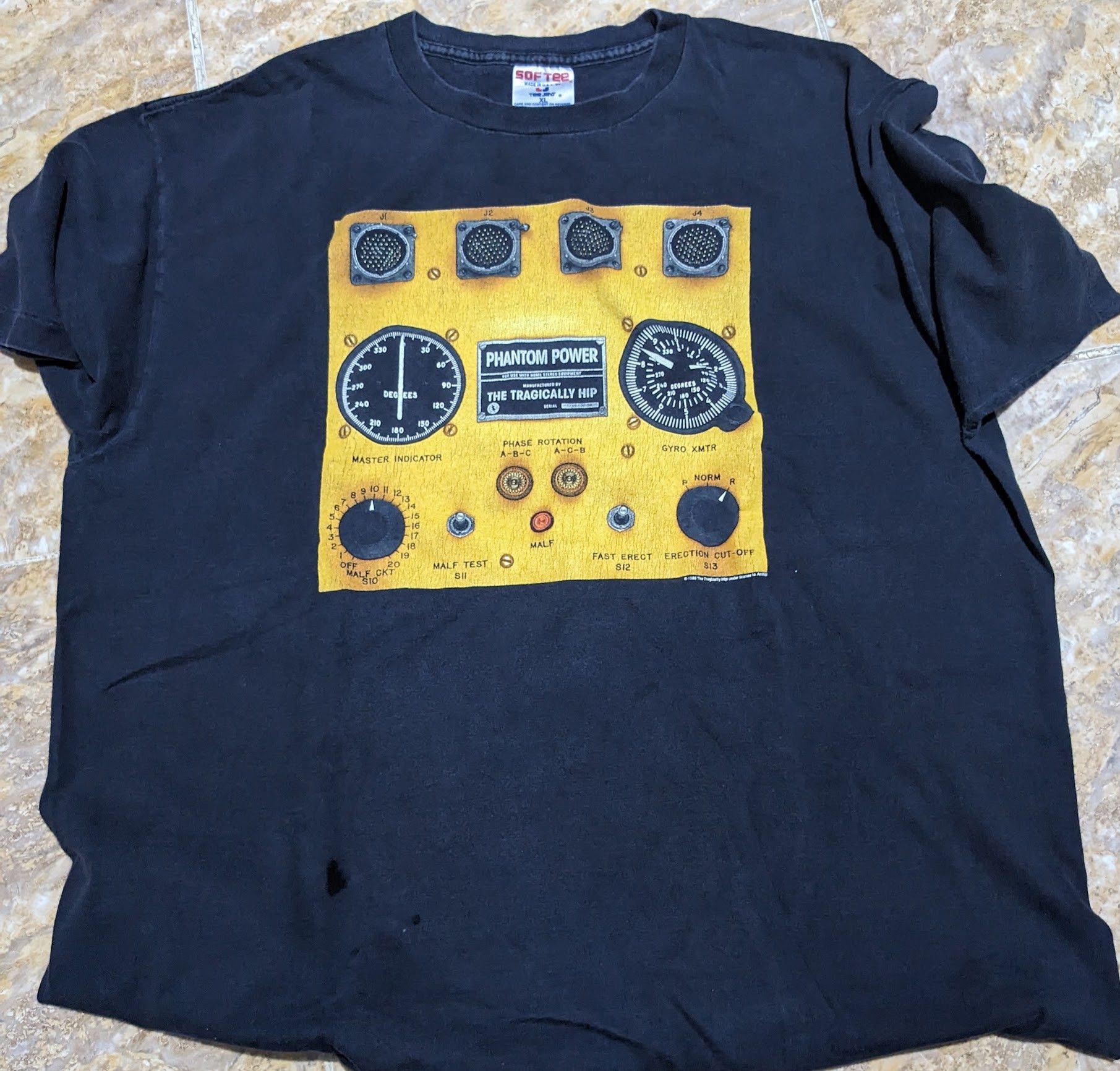 Vintage Tragically Hip Phantom Power Vintage T shirt 1998 Size US XL / EU 56 / 4 - 3 Thumbnail