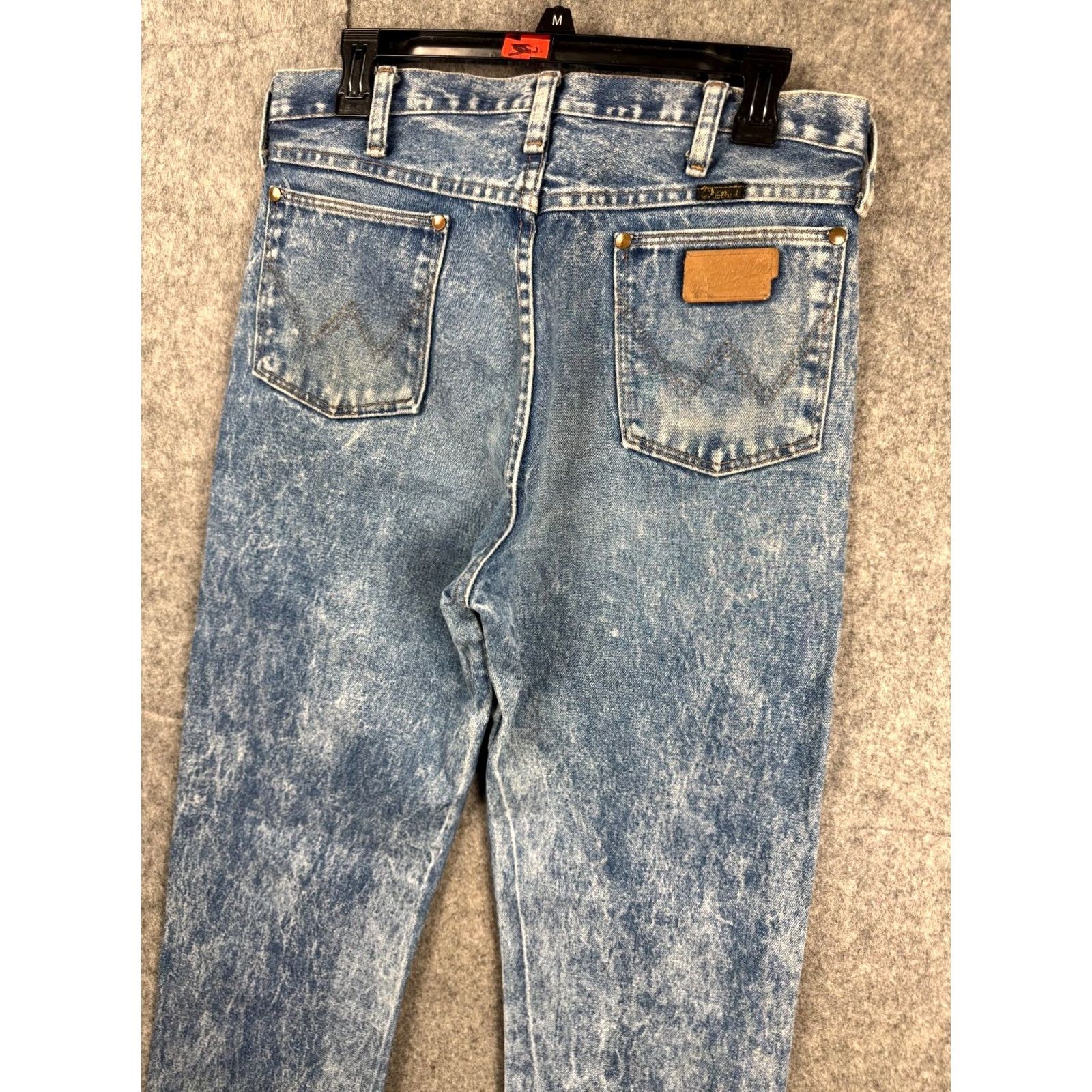 Wrangler VINTAGE Wrangler Jeans Mens 34 x 34 Blue USA Cowboy Worn 13MWZHN 5-Pocket Straight Regular Inseam 34 Mens Size US 34 / EU 50 - 4 Thumbnail