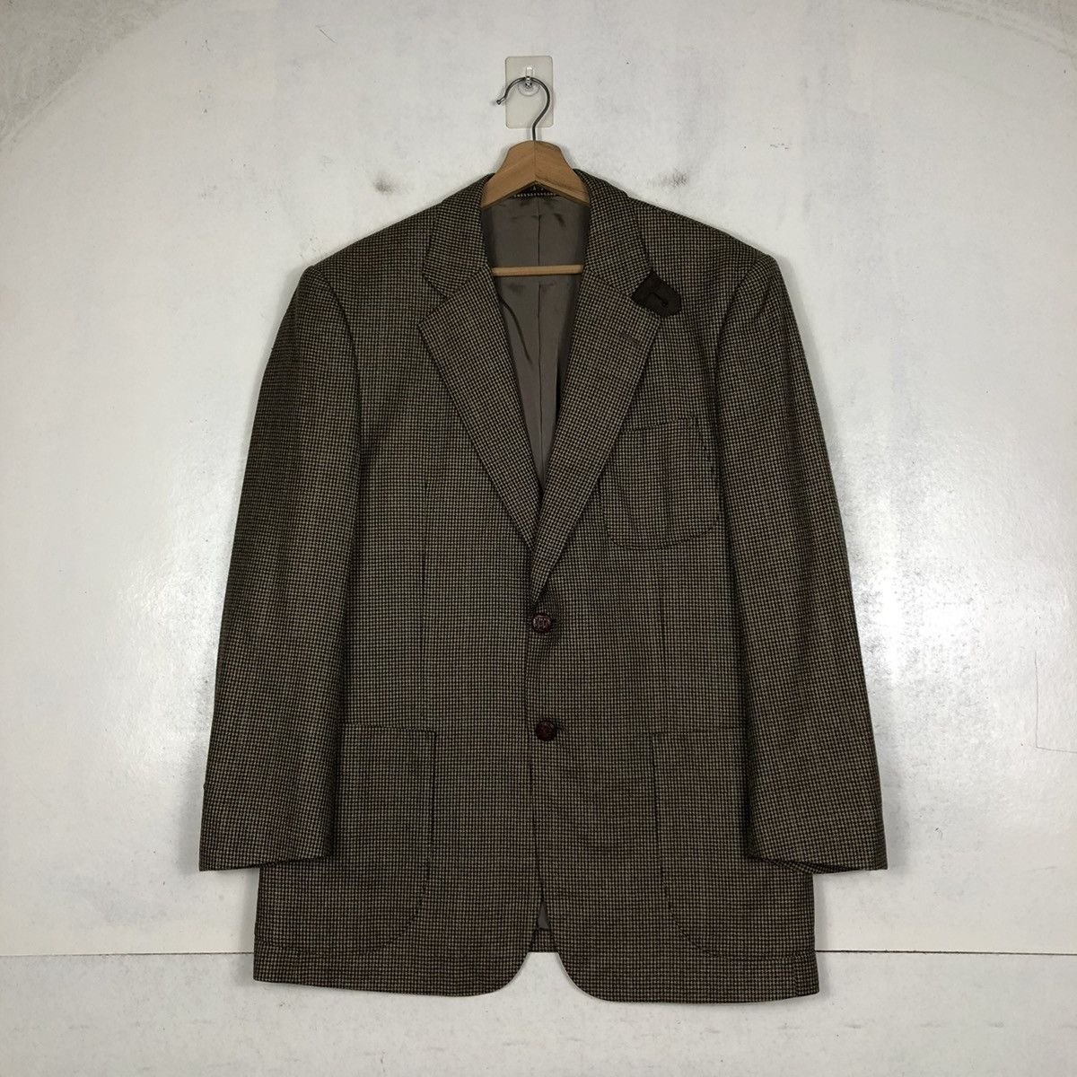 Designer × Japanese Brand × Vintage 📌VINTAGE WOOL DOUBLE BREAST COATS DAKS LONDON Size US M / EU 48-50 / 2 - 2 Thumbnail