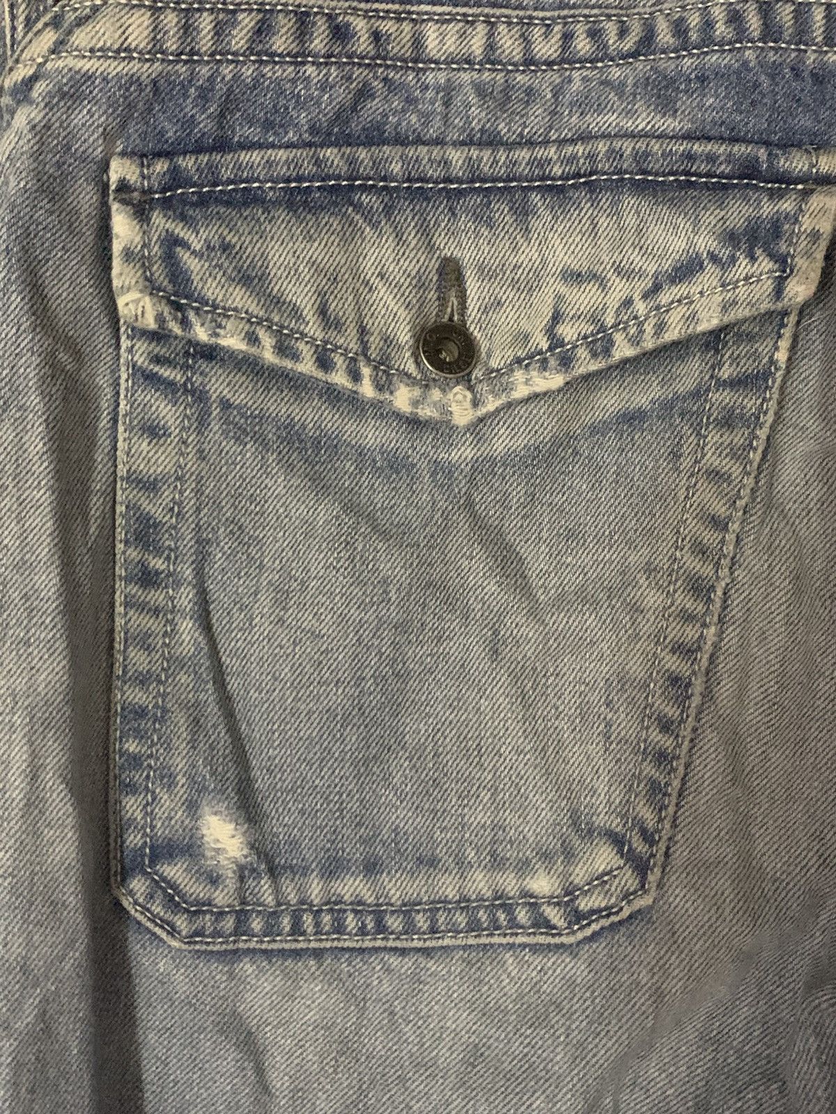 Diesel Diesel Loiku Distressed Flare Denim Jeans Size US 34 / EU 50 - 13 Thumbnail
