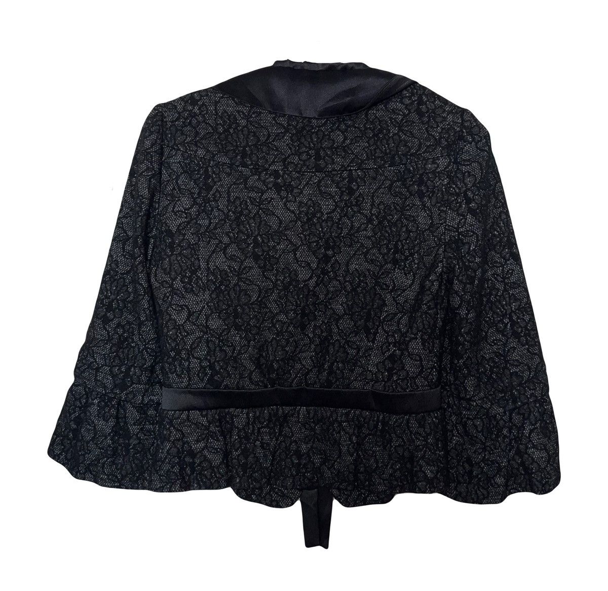 Miu Miu Blommsbury lace gothic blazer 🥀🖤 Size S / US 4 / IT 40 - 4 Thumbnail