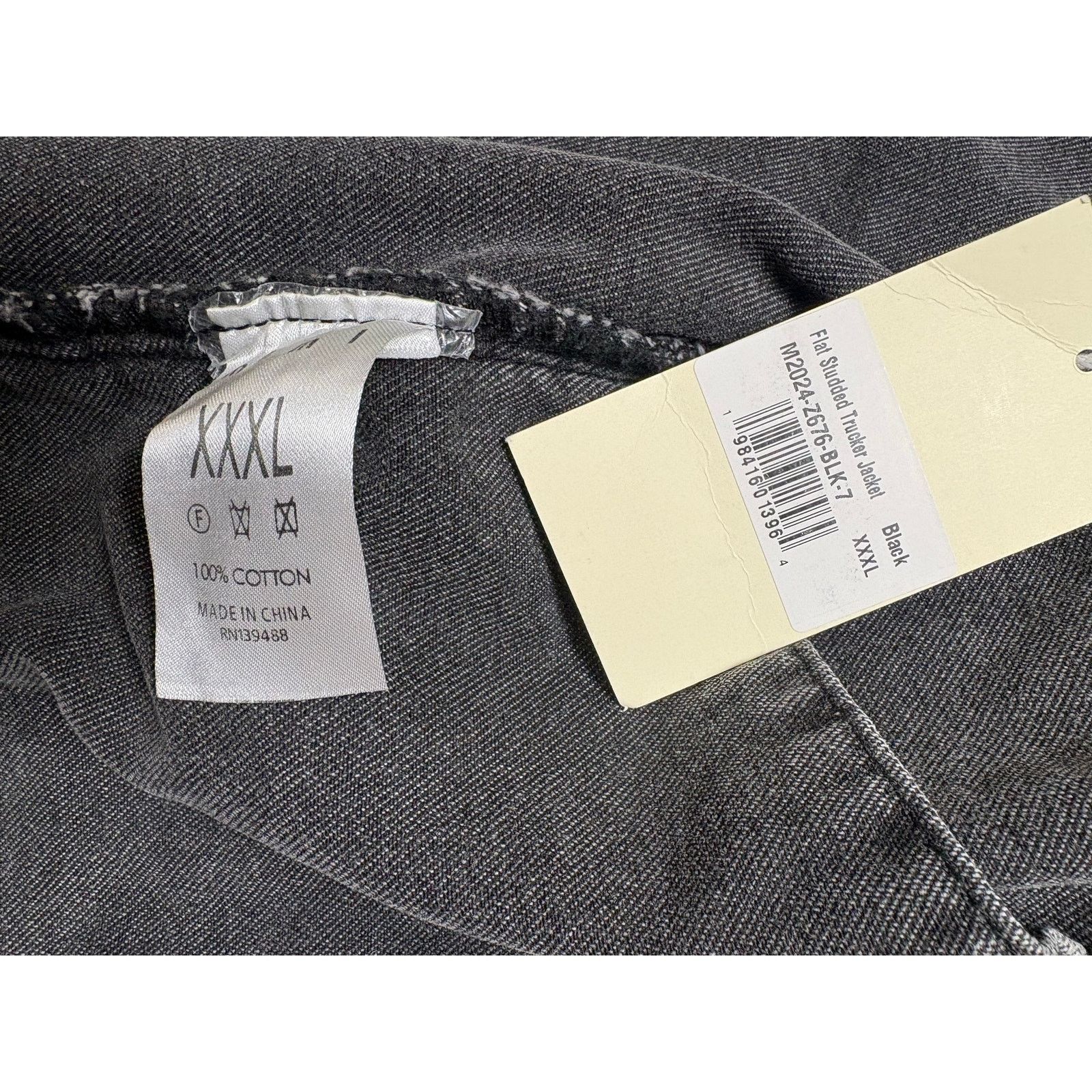 MNML New With Tags MNML Black Studded Trucker Jacket - Men's XXXL Size US XXL / EU 58 / 5 - 3 Thumbnail