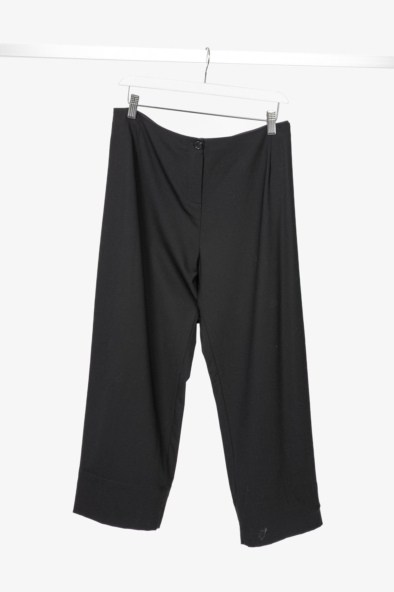 Other Peter O. Mahler Black Stretch Crepe Capris Size 34" / US 12 / IT 48 - 1 Thumbnail