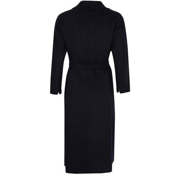 Max Mara MAX MARA Esturia Belted Black Wool Long Coat New & Authentic Size M / US 6-8 / IT 42-44 - 2 Thumbnail