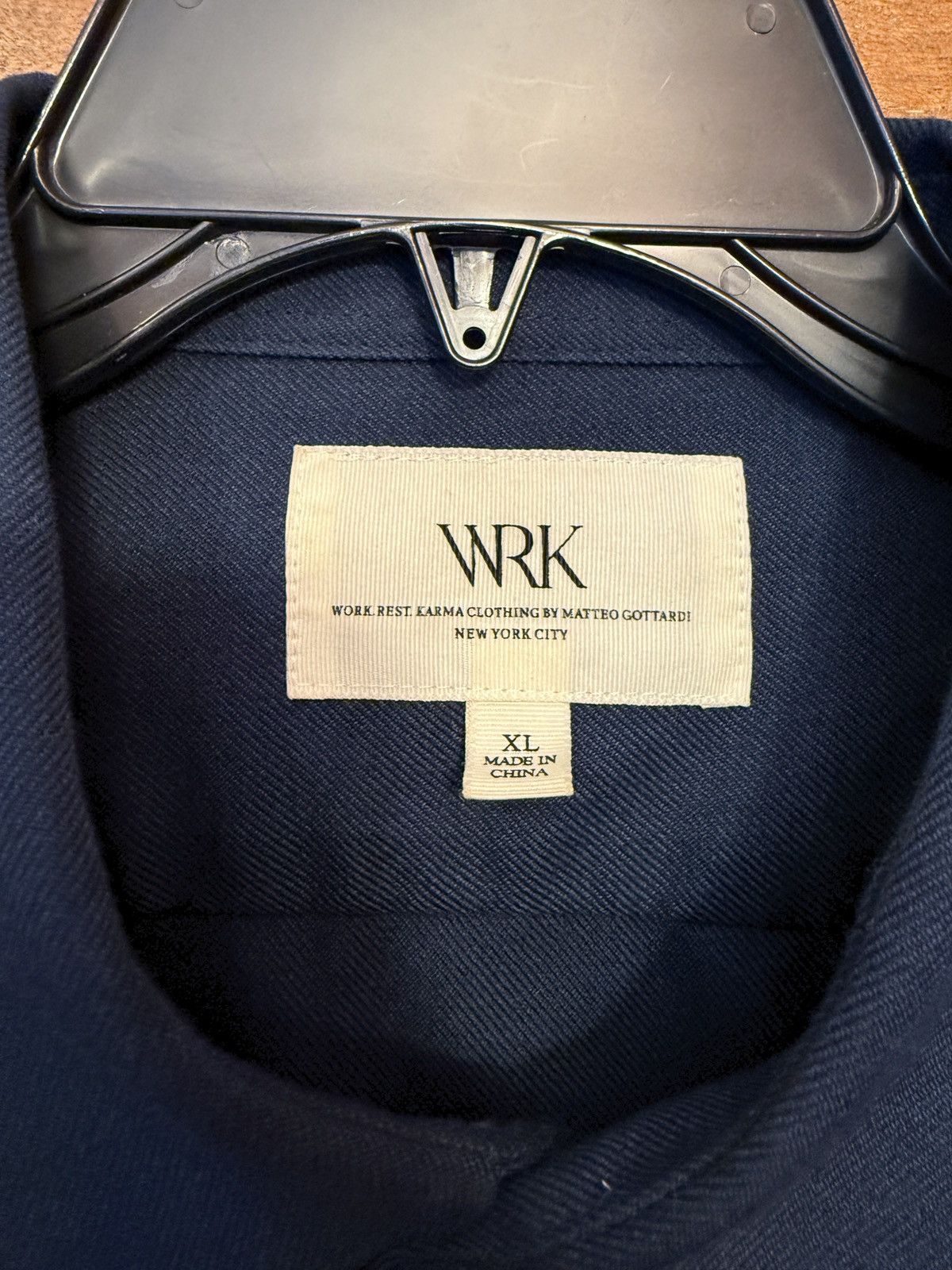 W.R.K. WRK Work Rest Karma Clothing Quilted Snap Down Jacket Size US XL / EU 56 / 4 - 2 Thumbnail