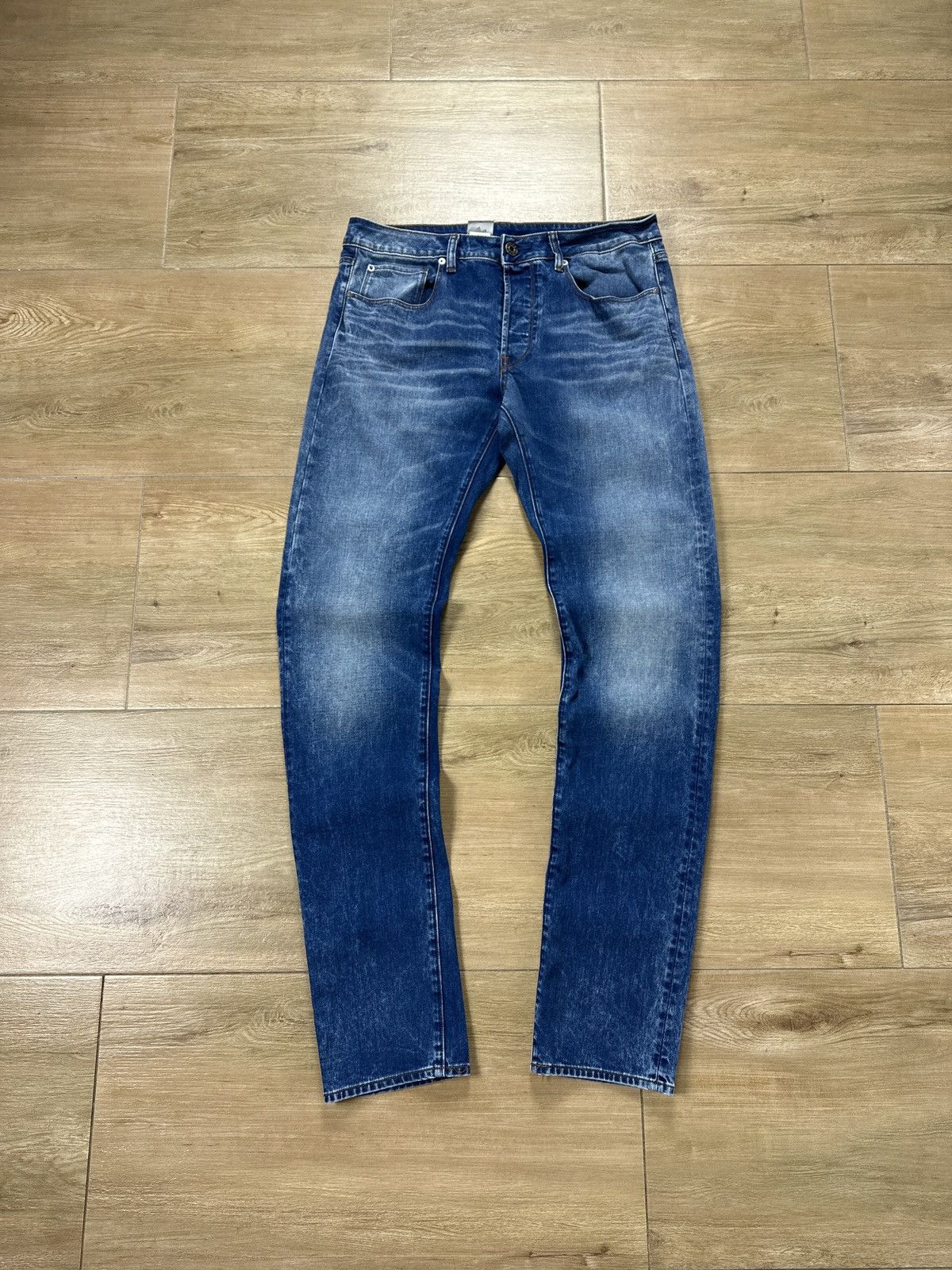 G-Star NEW!!! G-Star Raw 3301 Slim Denim Jeans Size US 32 / EU 48 - 1 Thumbnail