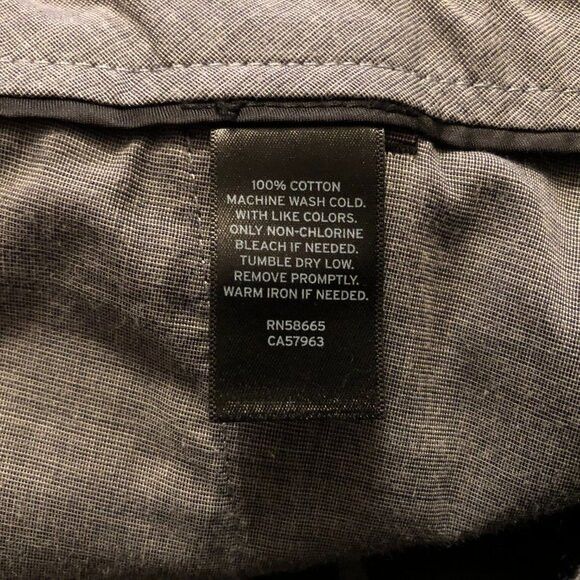 Nordstrom Nordstrom men's black 100%cotton casual shorts size: 42 Size US 42 / EU 58 - 5 Thumbnail