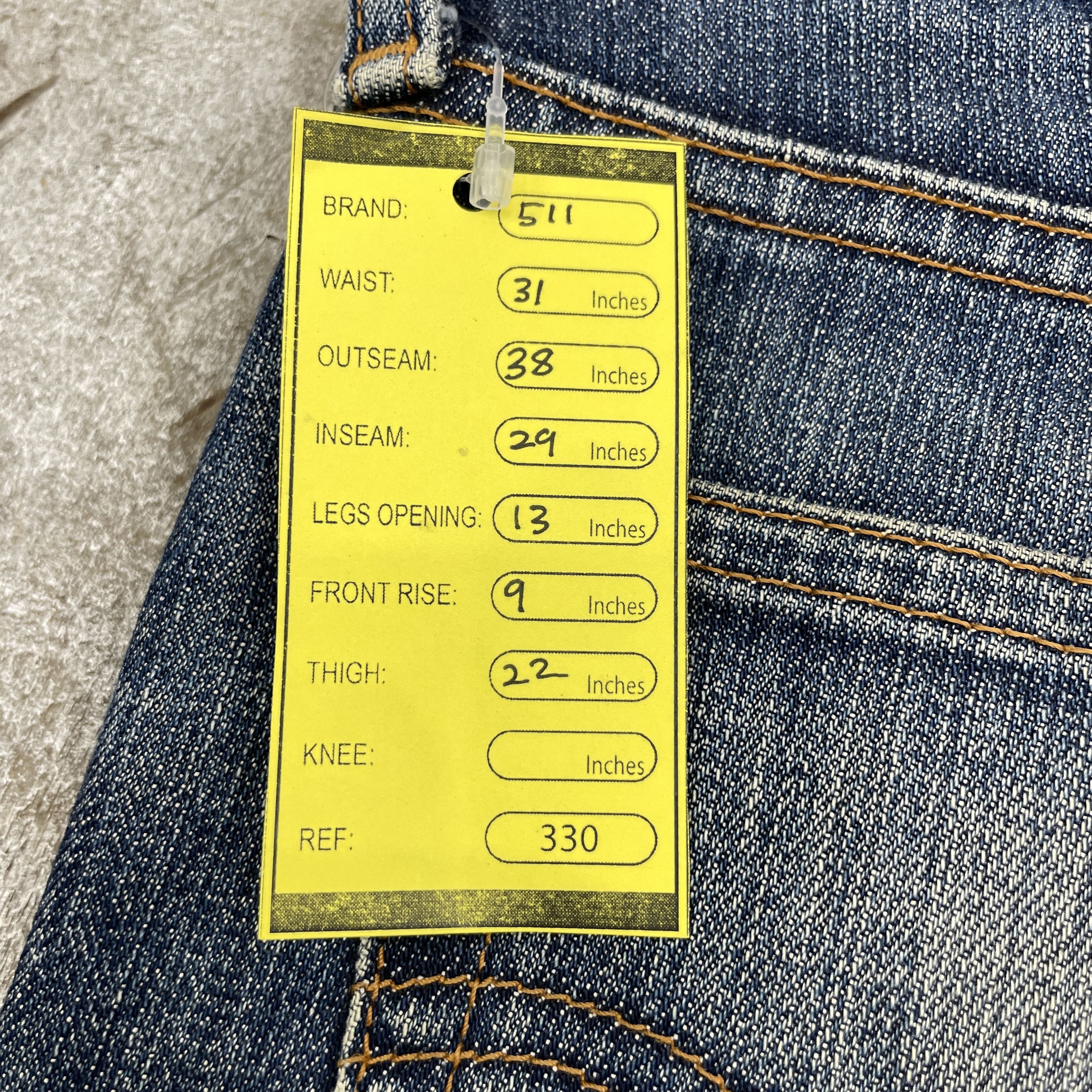 Levi's × Vintage Vintage Levi's 511 Faded Knee Distressed - WC330 Size US 31 - 8 Thumbnail