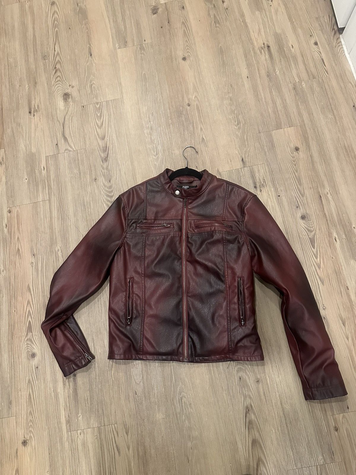 Jaded London Jaden London - Oxblood piston Jacket | Grailed
