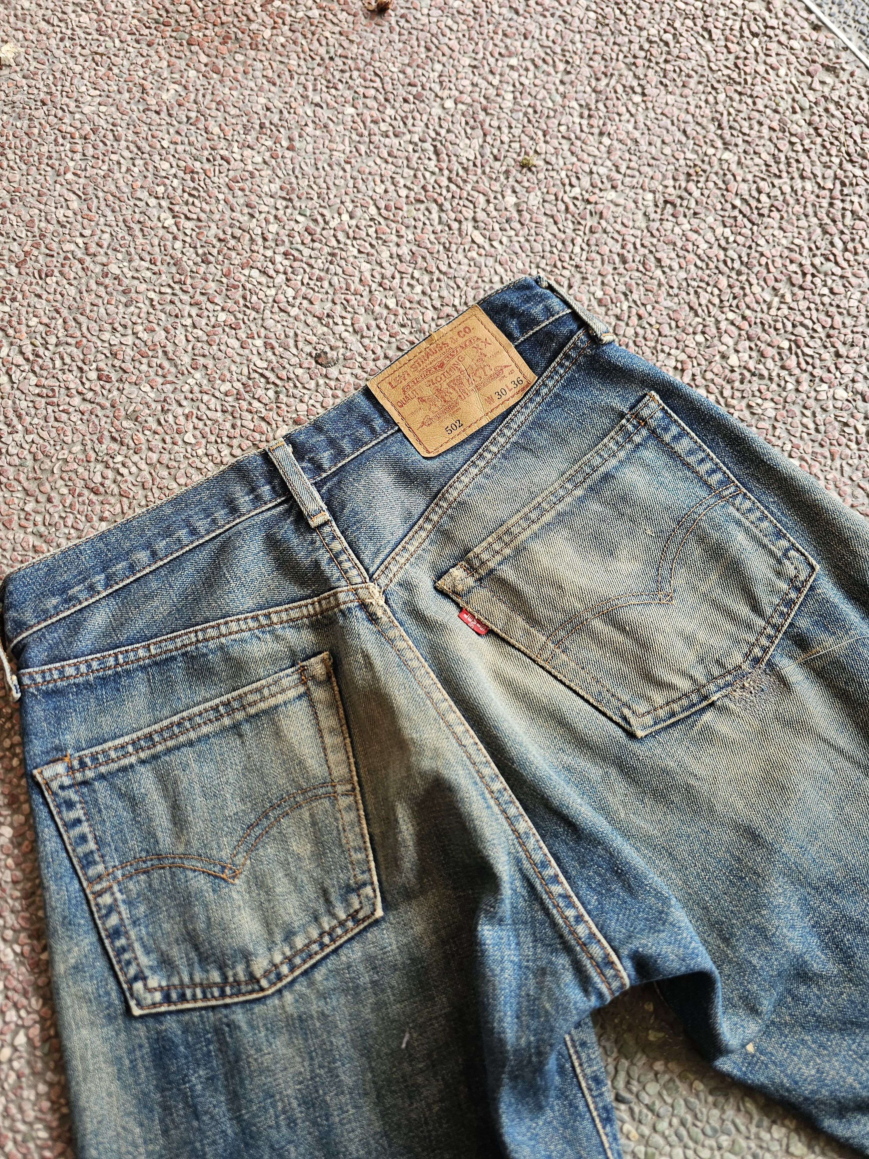 Levi's Vintage Clothing Levi’s 502 Selvedge Jeans - Heavy Fade - Worn Vintage W30 Size US 30 / EU 46 - 10 Thumbnail
