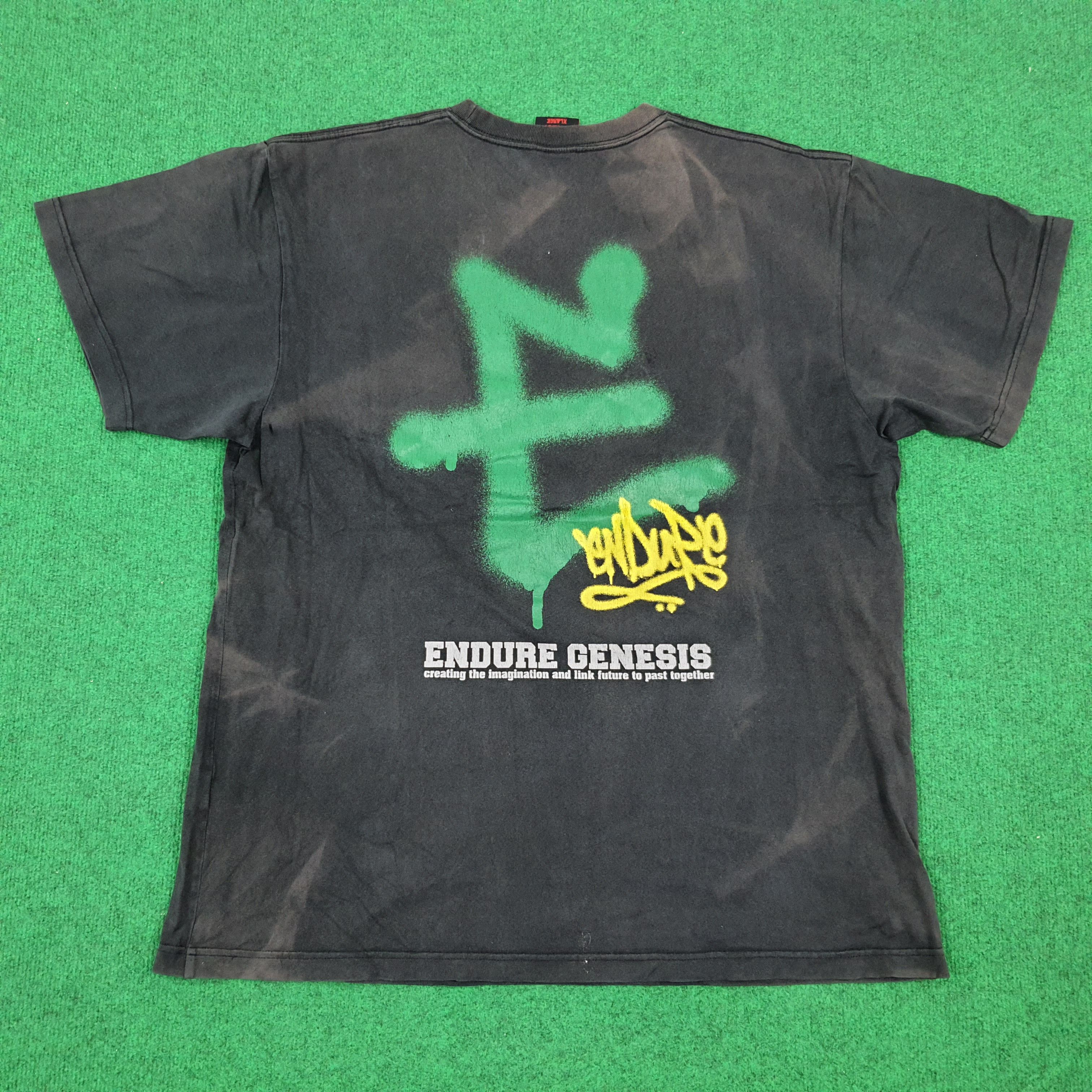 Vintage Vintage Endure Genesis EDG Streetwear Skate Tshirt Size US XL / EU 56 / 4 - 5 Thumbnail