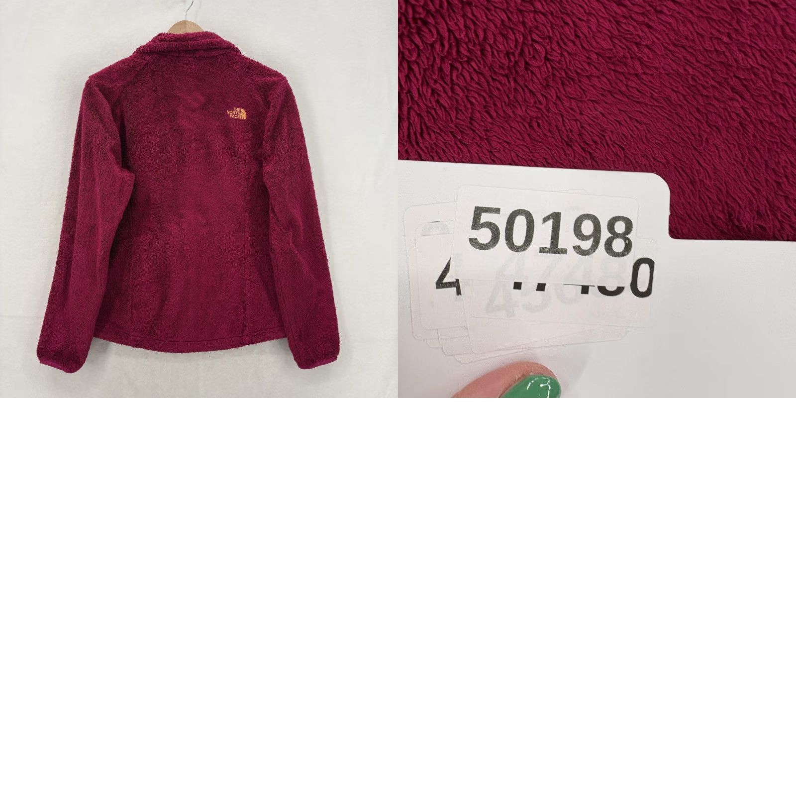 The North Face The North Face Fleece Jacket Womens Medium Pink Full Zip Warm Polyester Lined Pockets Collared Outdoor Casual Travel Size M / US 6-8 / IT 42-44 - 9 Thumbnail