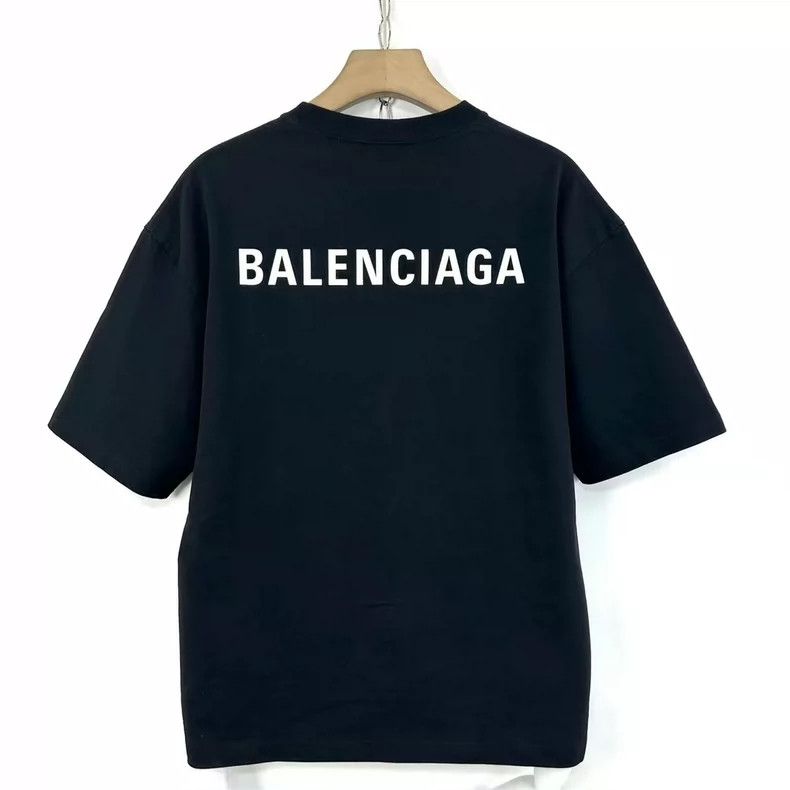 Balenciaga Balenciaga Men's Black Printed Logo T-shirt Size XS Size US XS / EU 42 / 0 - 2 Thumbnail