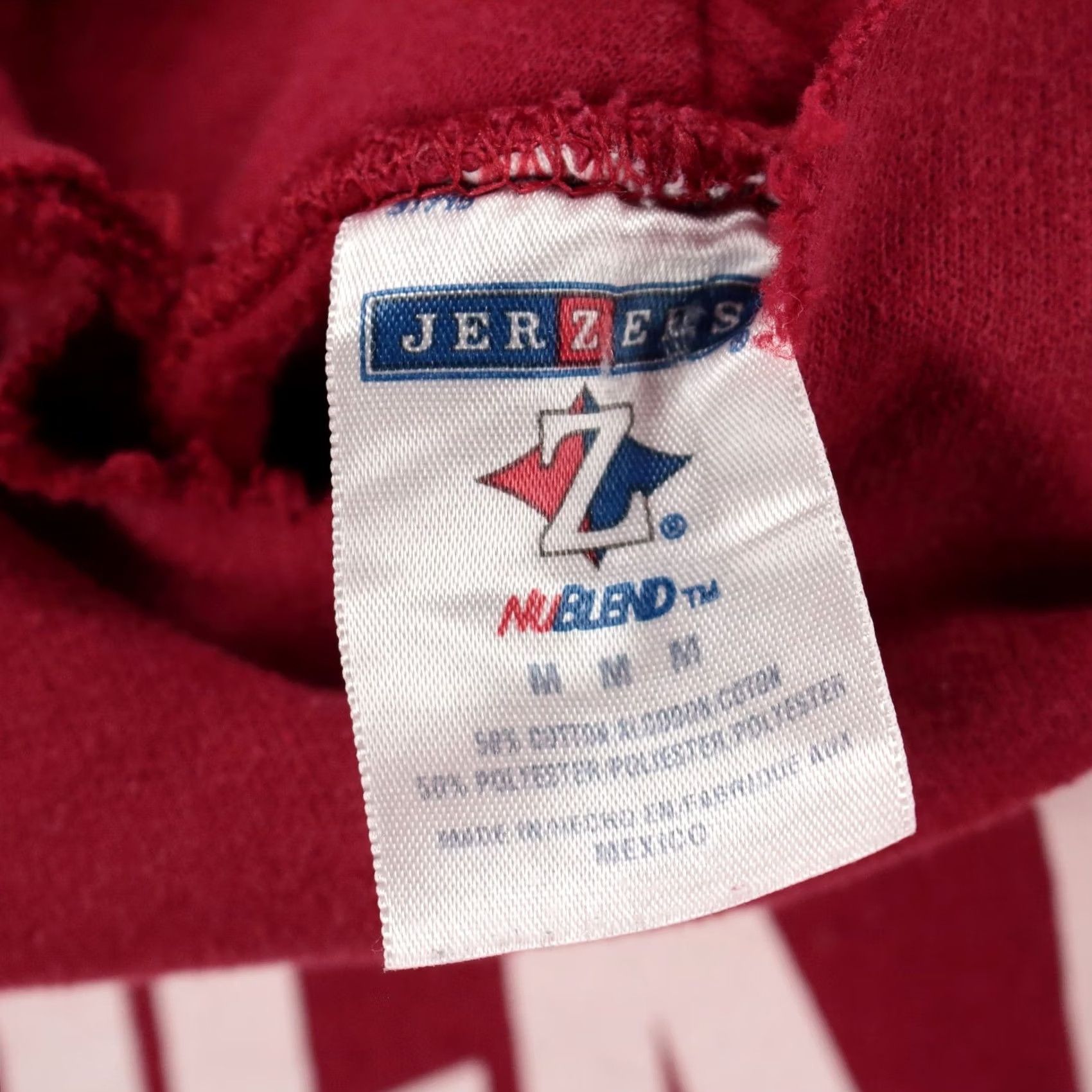 Jerzees VINTAGE block island hoodie sweatshirt MEDIUM red college 90s 00s y2k Mens Size US L / EU 52-54 / 3 - 5 Thumbnail