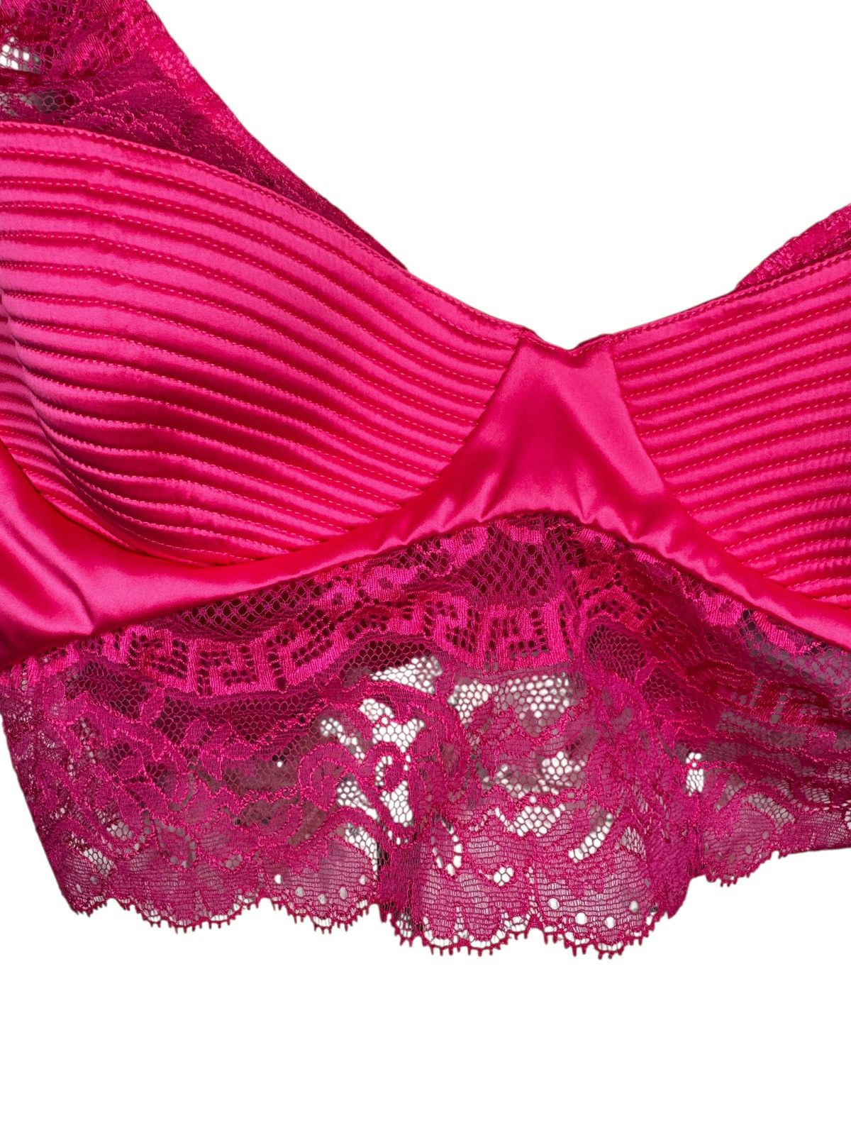Versace Versace pink lace & satin bra, new with tags Size M / US 6-8 / IT 42-44 - 4 Thumbnail