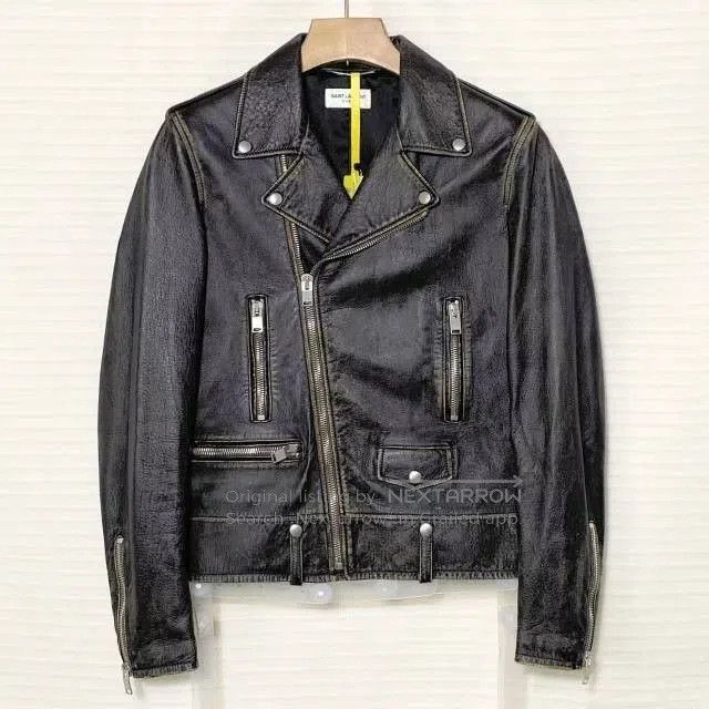 Yves Saint Laurent Yves Saint Laurent Leather Jacket Size 48. Size US M / EU 48-50 / 2 - 1 Thumbnail