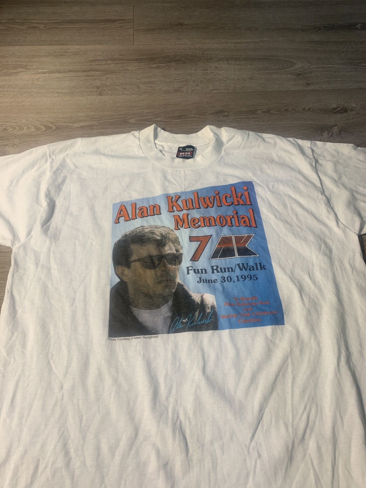 Fruit Of The Loom × NASCAR × Vintage Vintage Alan Kulwicki NASCAR T-Shirt 1995 Size US XL / EU 56 / 4 - 3 Thumbnail