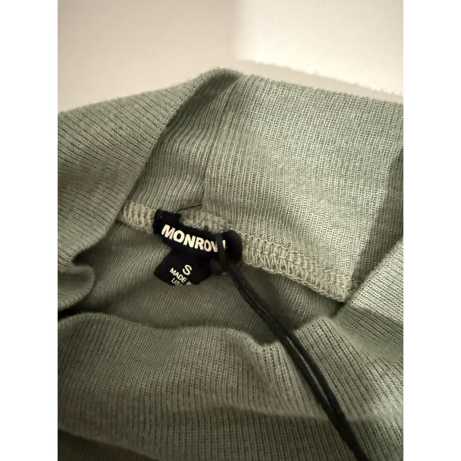 MONROW $95 New Monrow Rob Mock neck Tank - Small - Green Size S / US 4 / IT 40 - 2 Thumbnail